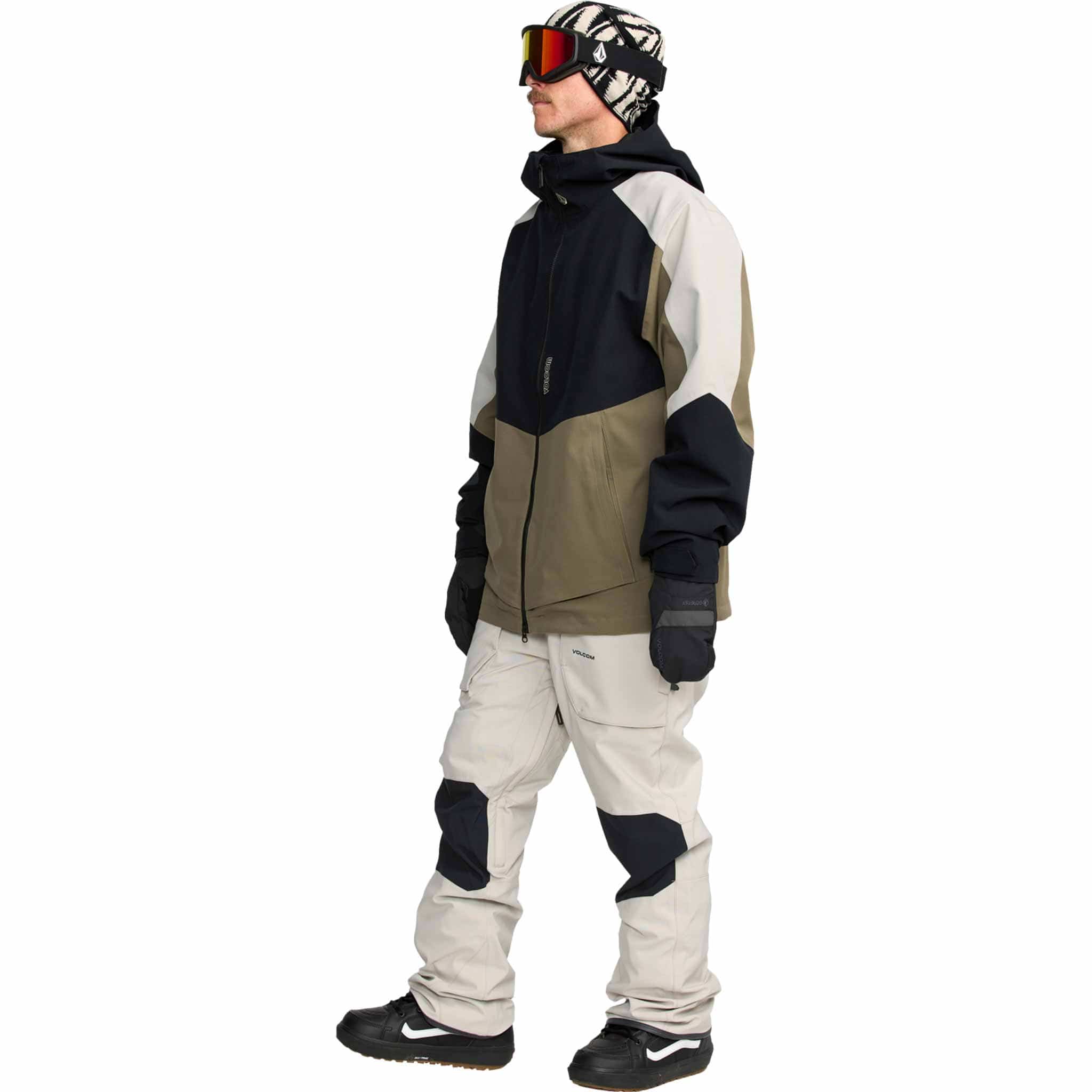 Volcom Brighton Full Zip Jacket Military 2026 Mens Snowboard Coat