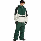 Volcom Brighton Pullover Jacket Stone 2026 Mens Snowboard Coat