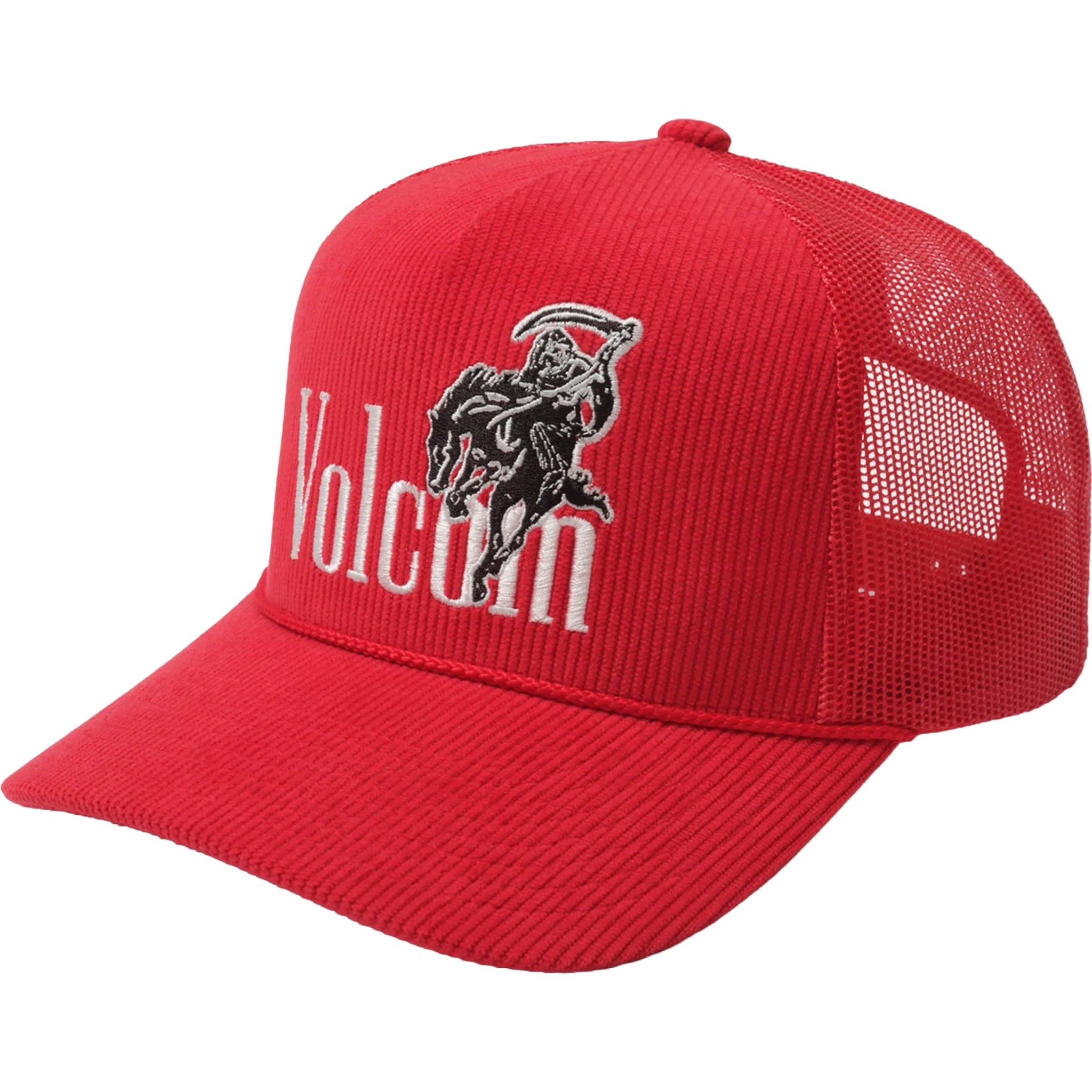 Volcom Cheat Death Trucker Hat Red Hats