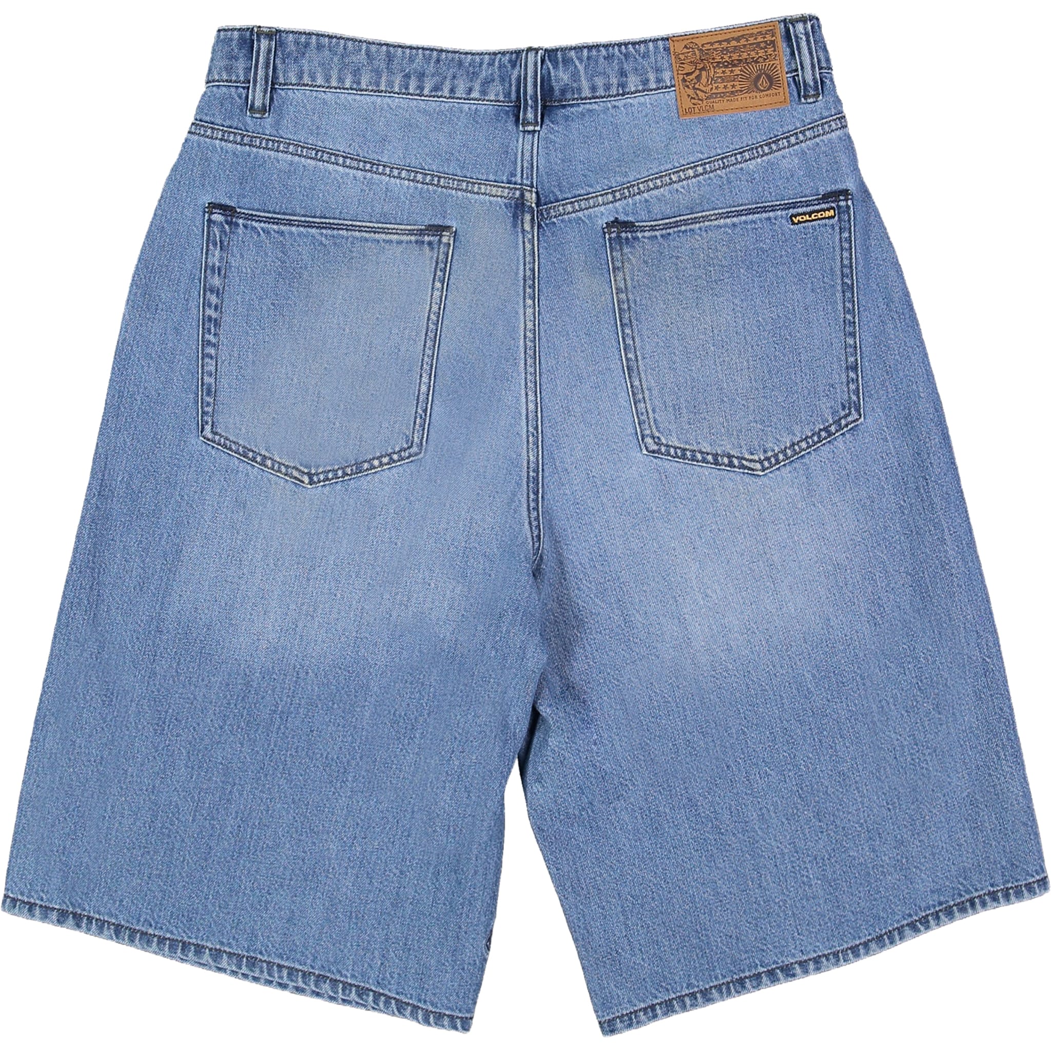 Volcom Chillow 24" Denim Shorts Dirty Cowboy Blues Shorts