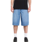 Volcom Chillow 24" Denim Shorts Dirty Cowboy Blues Shorts