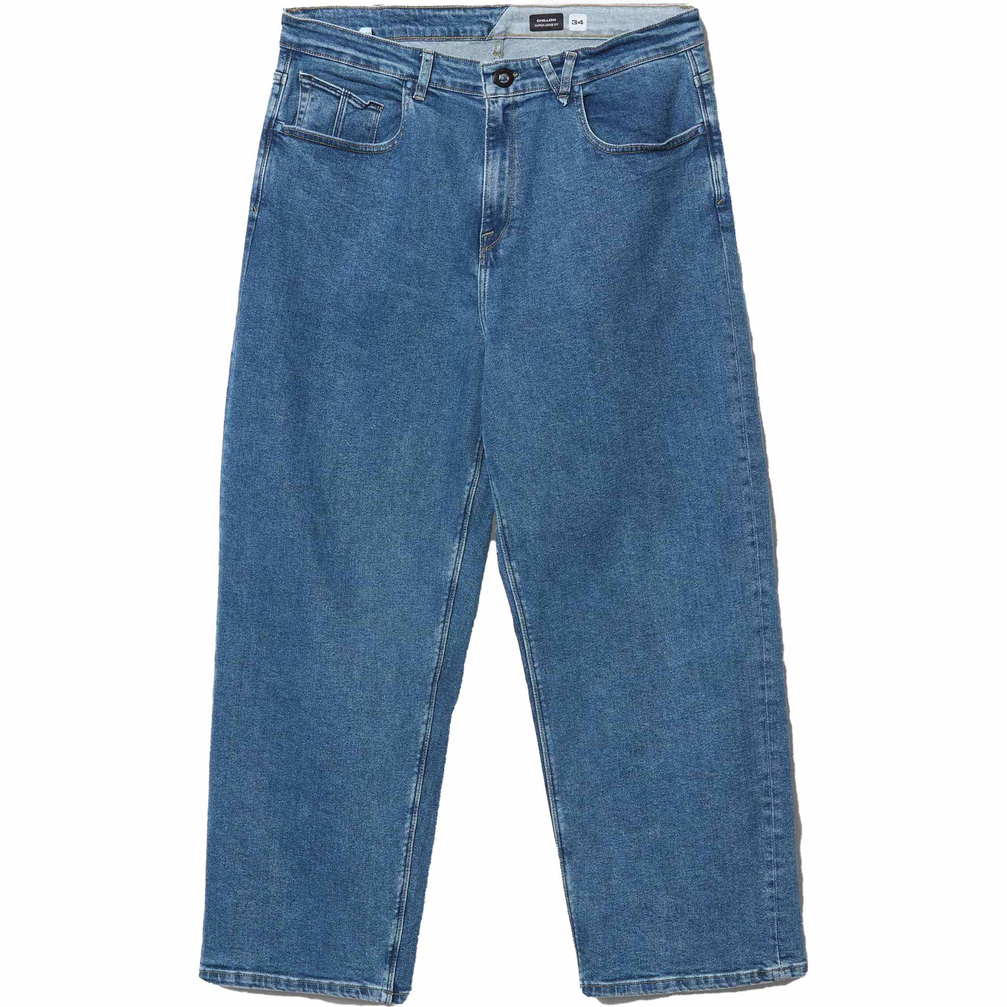 Volcom Chillow Denim VS Deep River Blues Pants