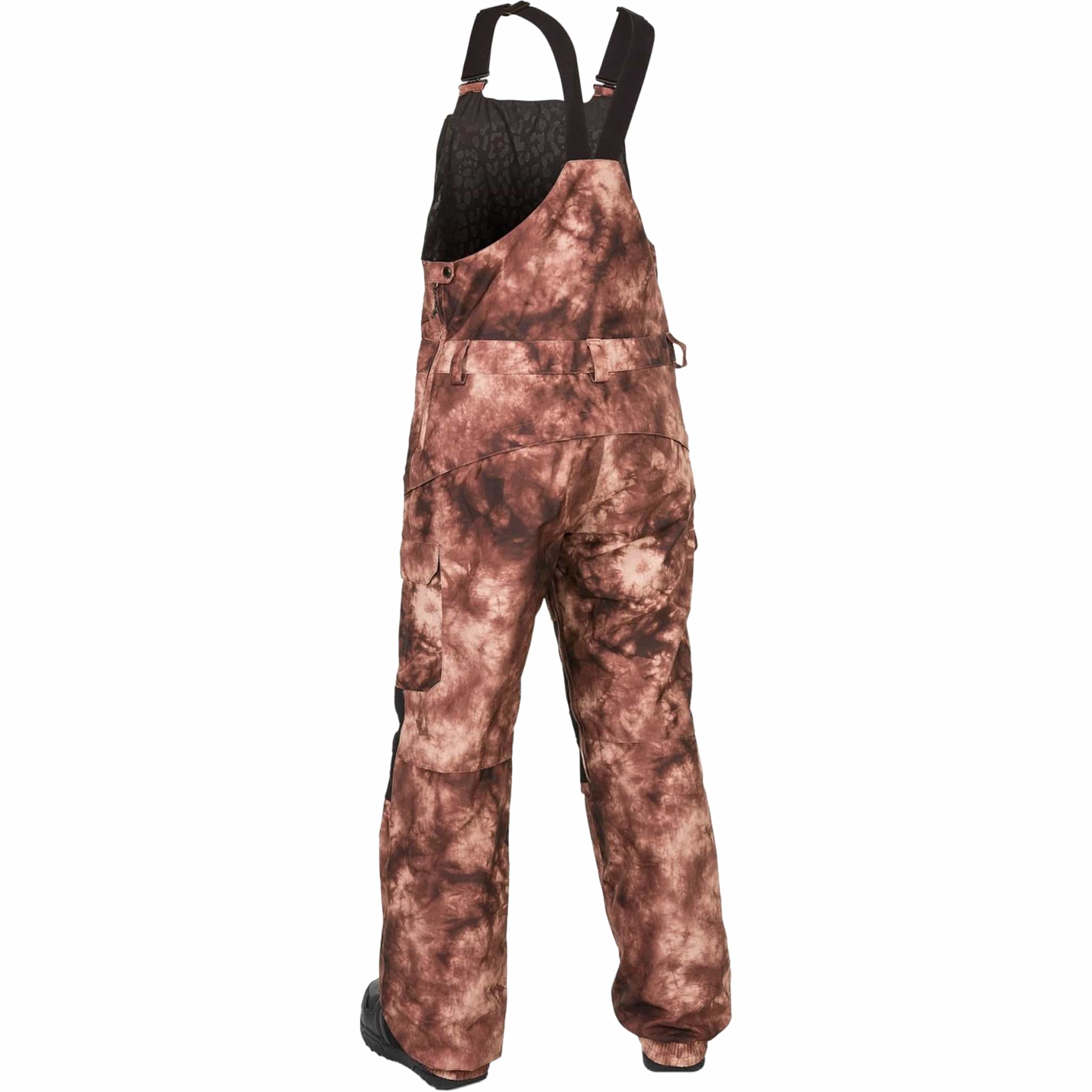 Volcom Creston 3D Stretch Bib Overall Pink Salt Wash 2024 Womens Snowboard Pants