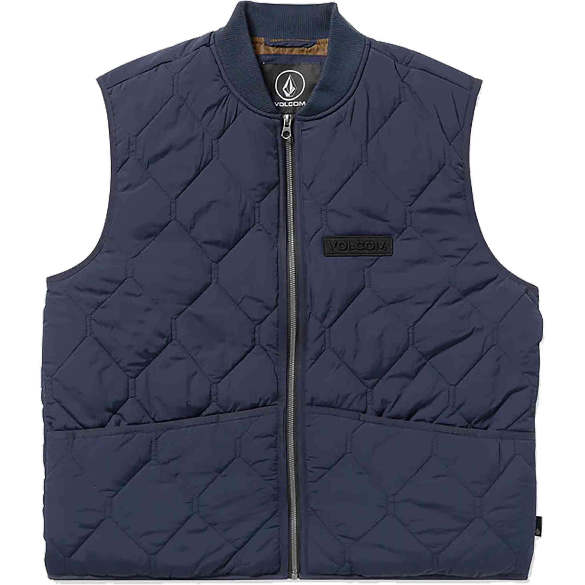 Volcom Donsonic Vest Navy Button Up
