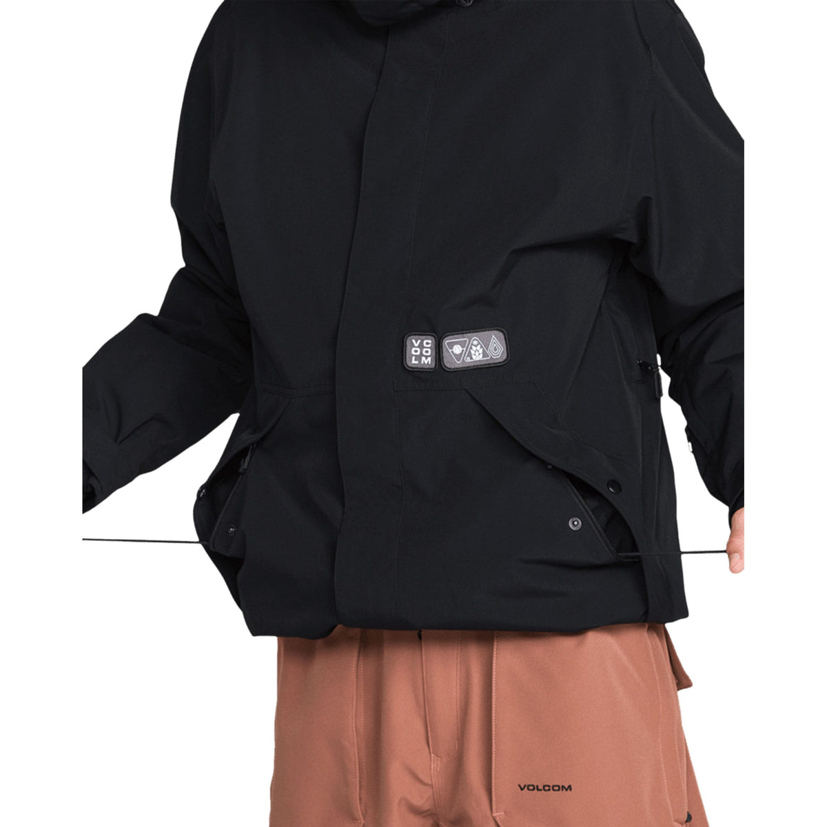 Volcom Double Insulated Jacket Black 2027 Mens Snowboard Jackets