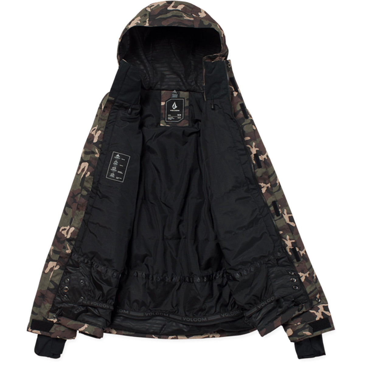 Volcom Double Insulated Jacket Camoflauge 2027 Mens Snowboard Jackets