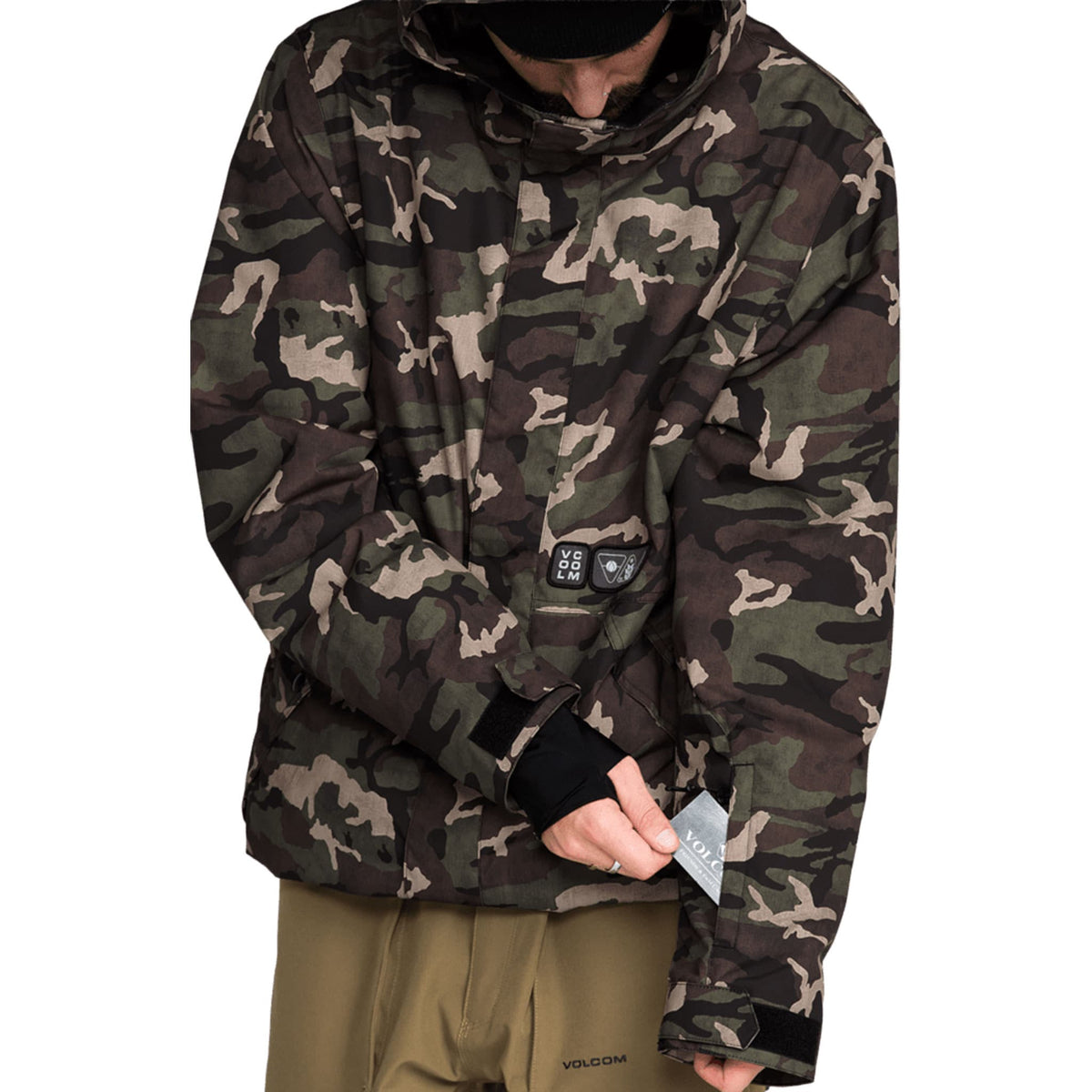 Volcom Double Insulated Jacket Camoflauge 2027 Mens Snowboard Jackets