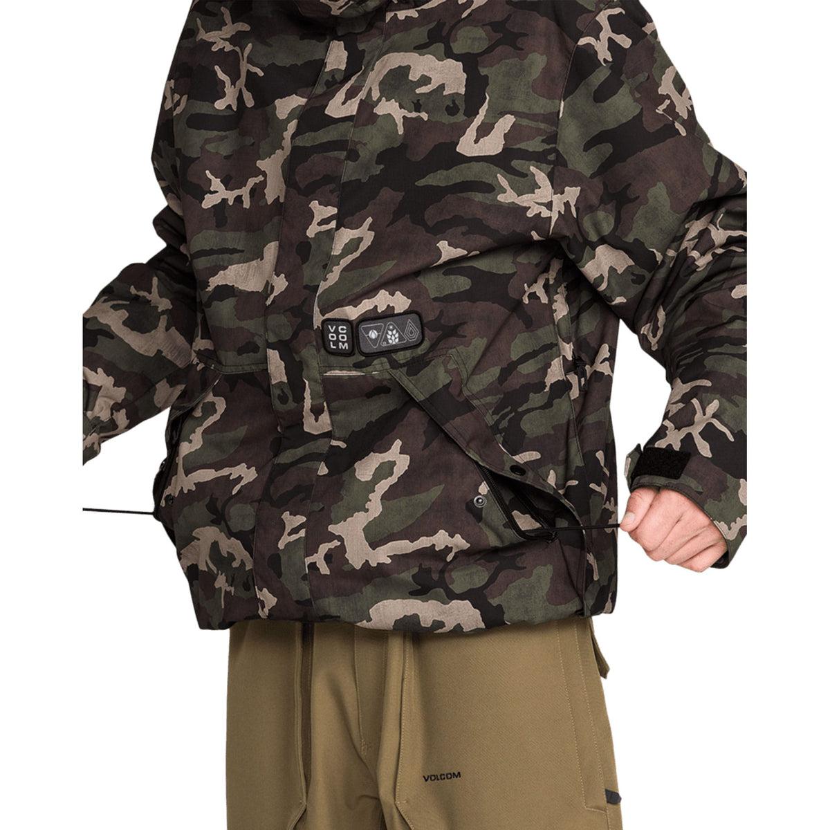 Volcom Double Insulated Jacket Camoflauge 2027 Mens Snowboard Jackets