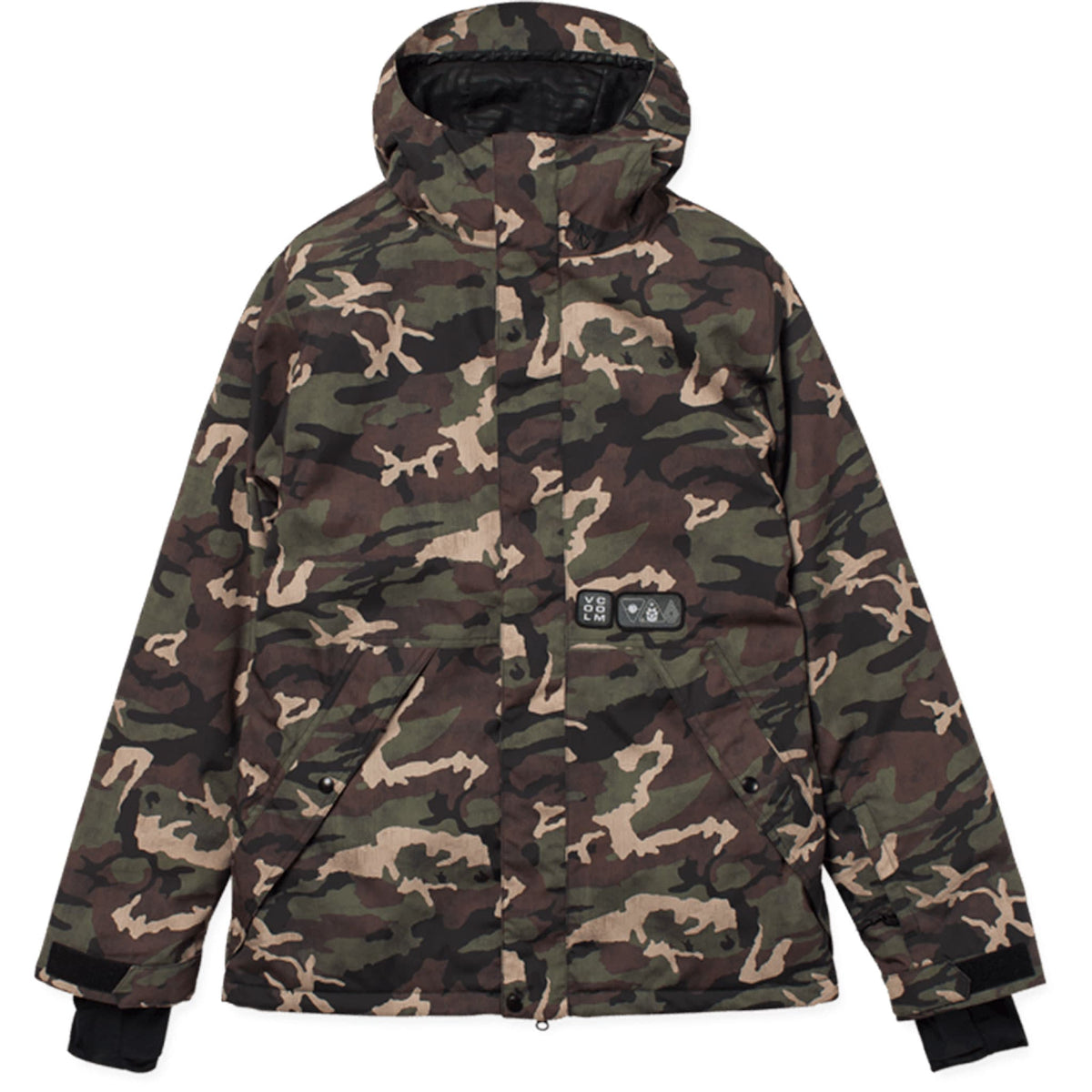 Volcom Double Insulated Jacket Camoflauge 2027 Mens Snowboard Jackets