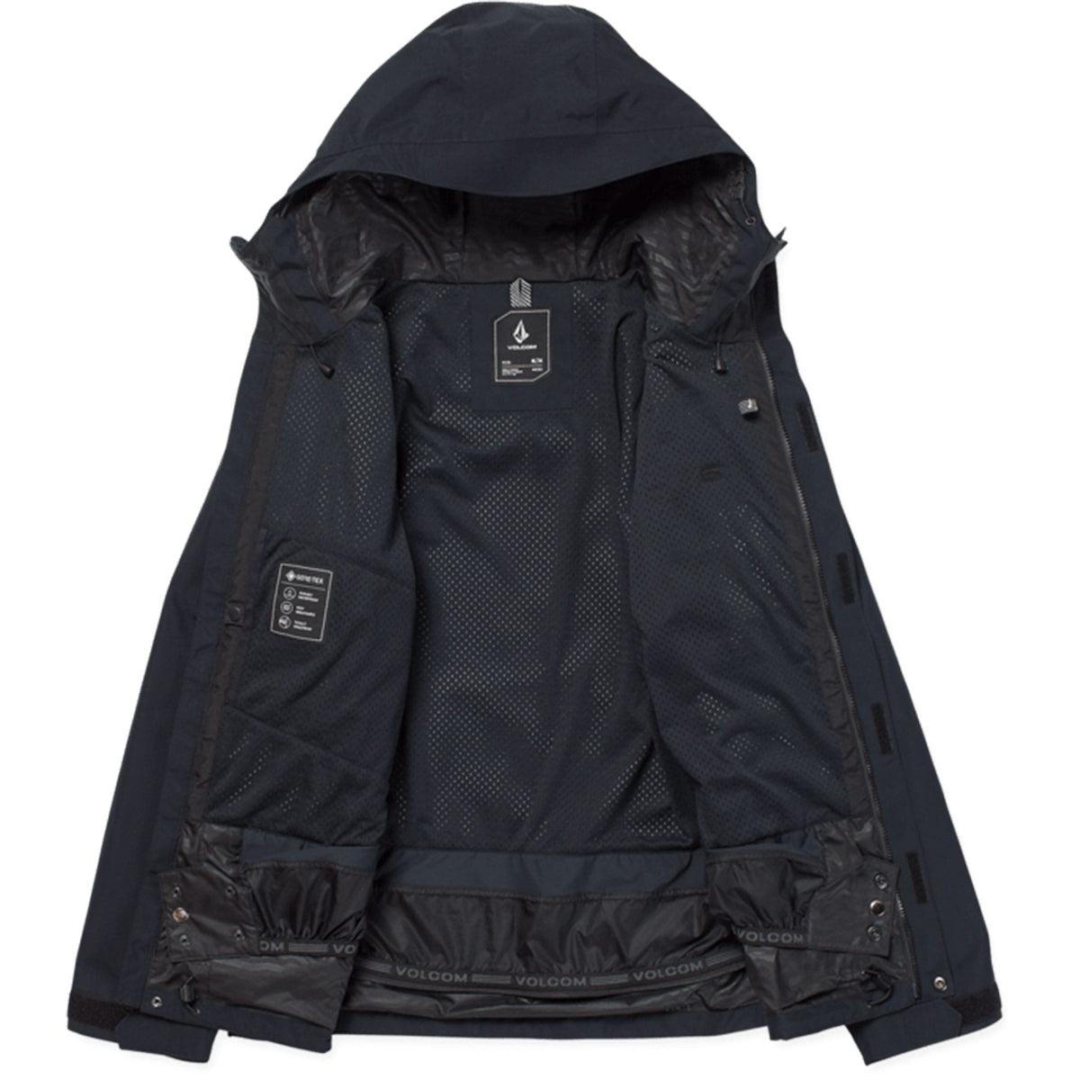 Volcom Dua Insulated Gore-Tex Jacket Black 2027 Mens Snowboard Jackets