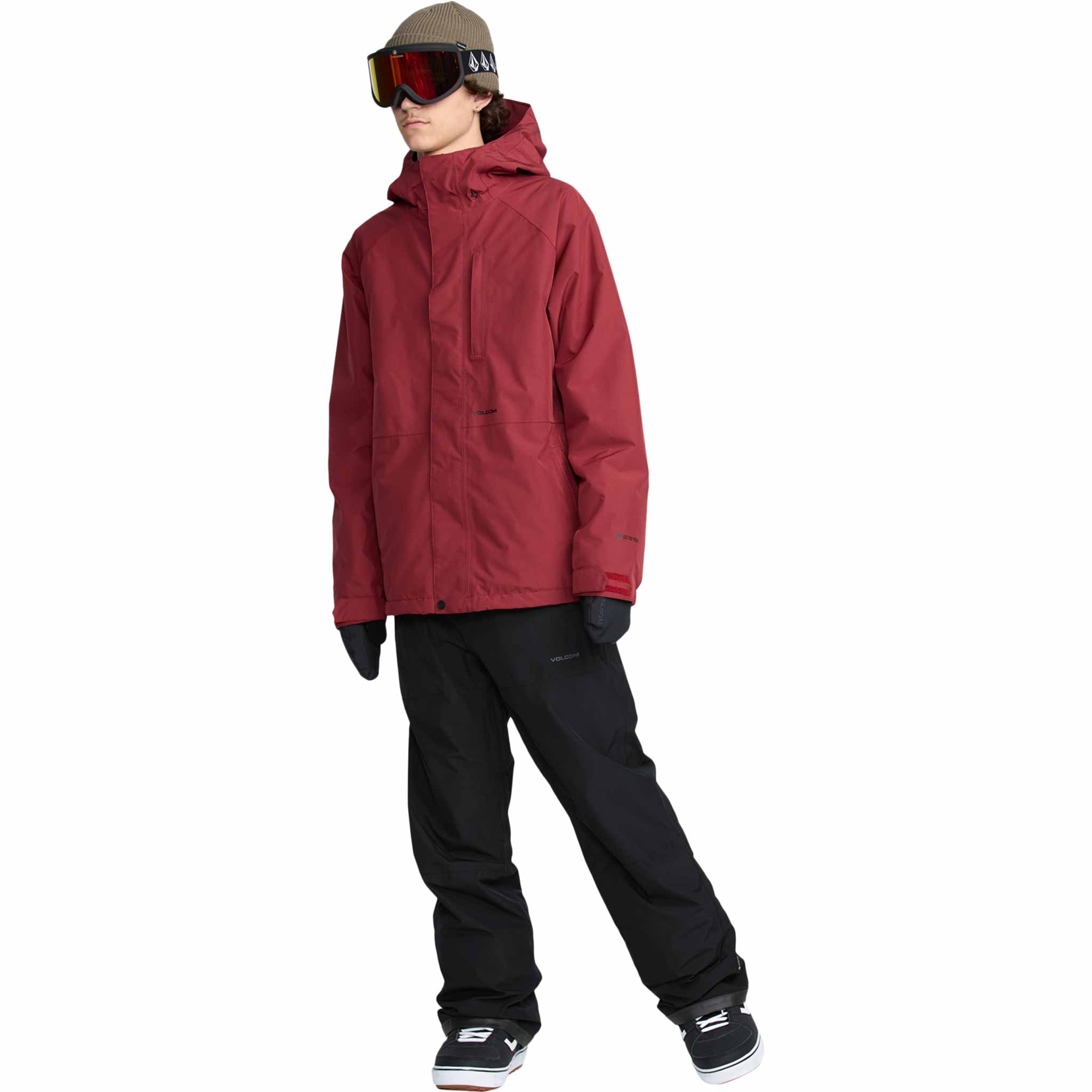 Volcom Dua Insulated Gore-Tex Jacket Burnt Red 2026 Mens Snowboard Coat