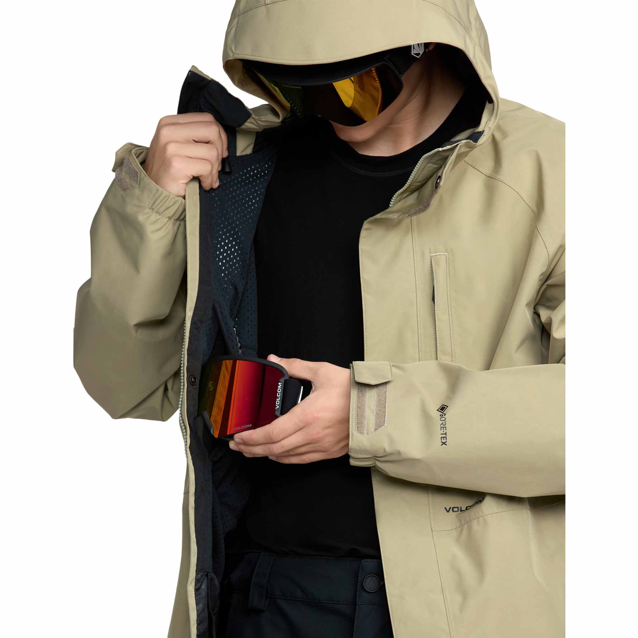 Volcom Dua Insulated Gore-Tex Jacket Moss Green 2026 Mens Snowboard Coat