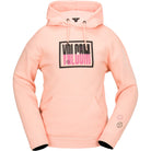 Volcom Essential Hoodie Coral Haze Womens Thermal