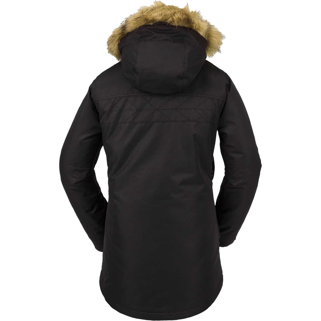 Volcom Fawn Insulated Womens Jacket Black 2024 Womens Snowboard Jacket