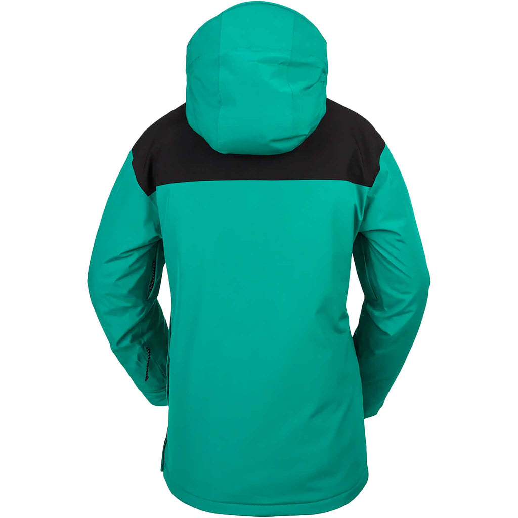 Volcom Fern INS Gore-Tex Womens Pullover Jacket Vibrant Green 2024 Womens Snowboard Jacket