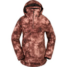 Volcom Fern Insulated Gore-Tex Pullover Pink Salt Wash 2024 Womens Snowboard Jackets