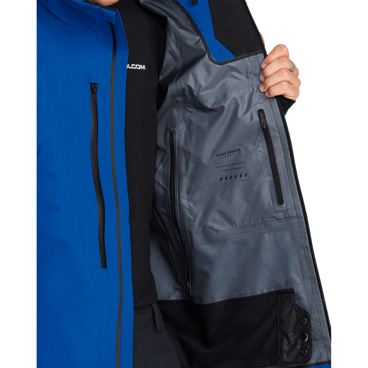 Volcom Guch 3L Gore-Tex Pro Jacket Bright Blue 2027 Mens Snowboard Jackets