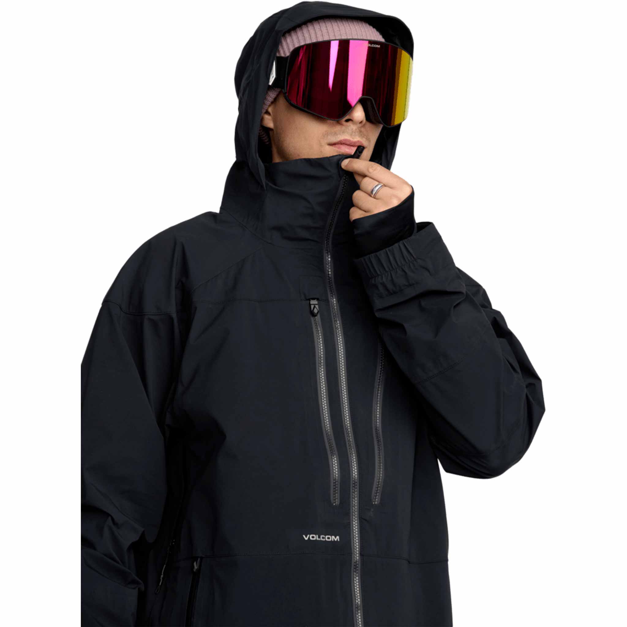 Volcom Guch Stretch Gore Jacket Black 2026 Mens Snowboard Coat