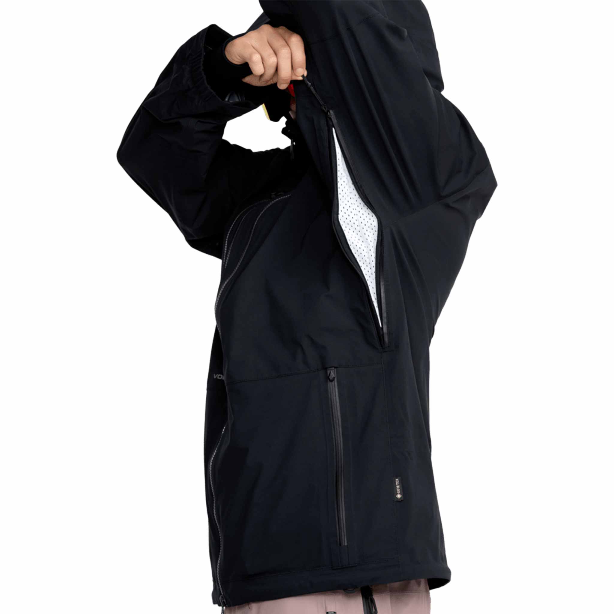 Volcom Guch Stretch Gore Jacket Black 2026 - Sanction Skate And Snow Volcom Guch Stretch Gore Jacket Black 2026 - Sanction Skate And Snow