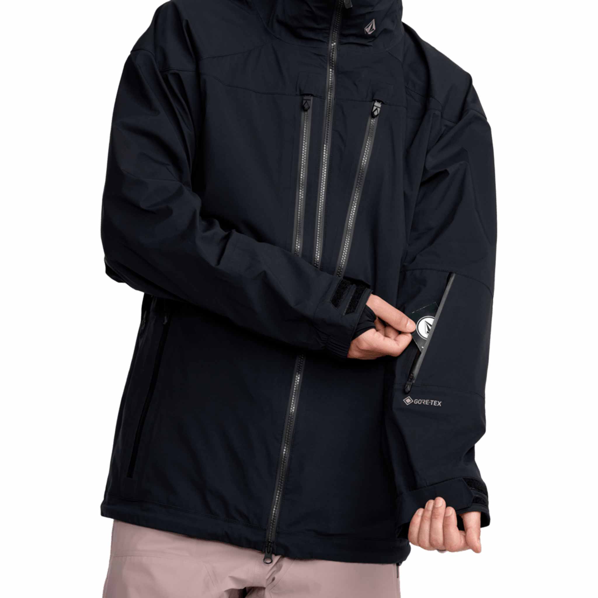 VOLCOM Mens V.Co Stretch ゴアテックス Jacket Volcom Guch Stretch Gore Jacket Black 2026 - Sanction Skate And Snow