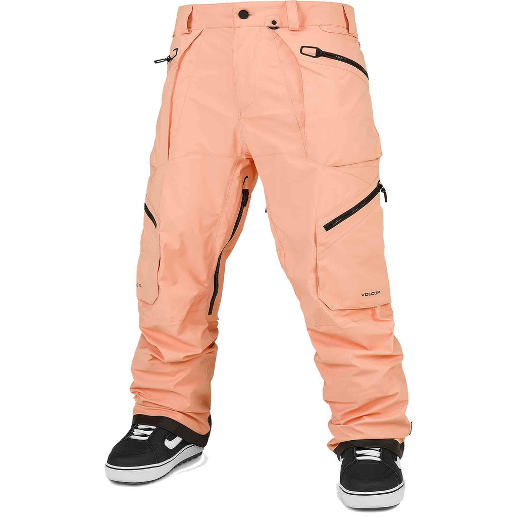 Volcom Guch Stretch Gore-Tex Snowboard Pants Peach 2024 Mens Snowboard Pants
