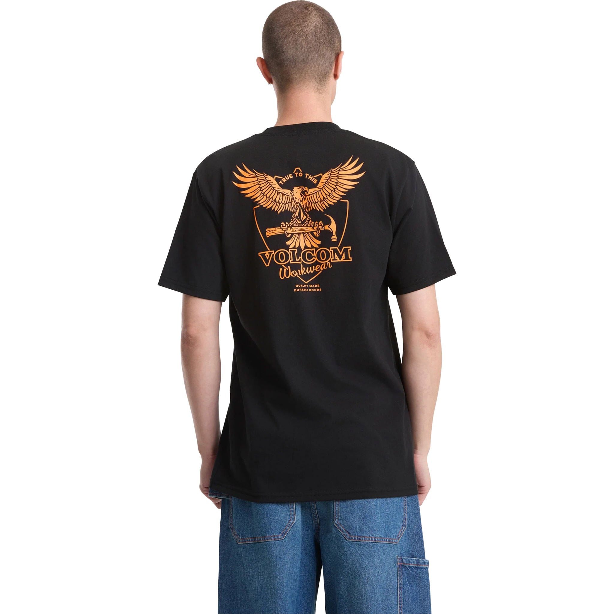 Volcom Hammered Split T-Shirt Black T Shirt
