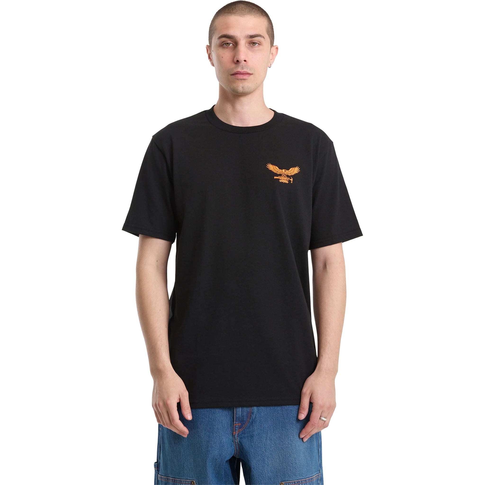Volcom Hammered Split T-Shirt Black T Shirt