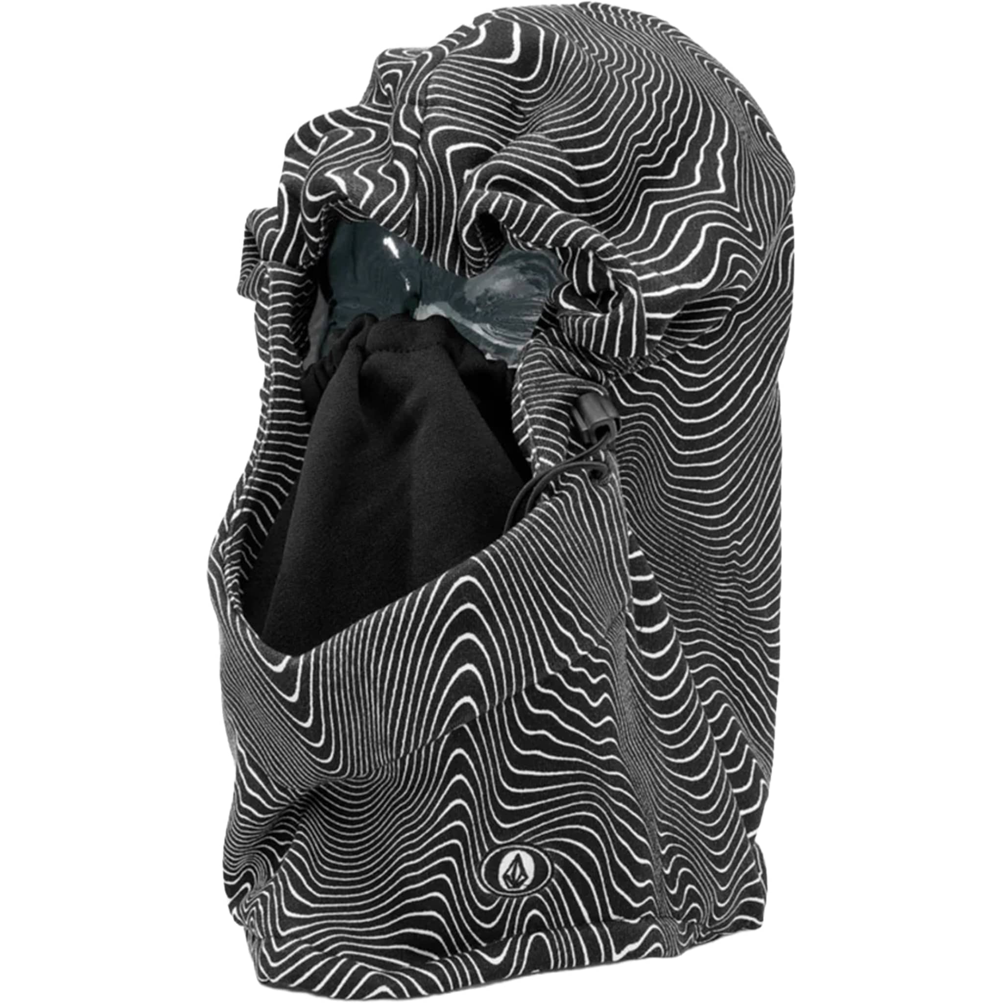 Volcom Hydro Fleece Hood Thingy Black Print Facemask