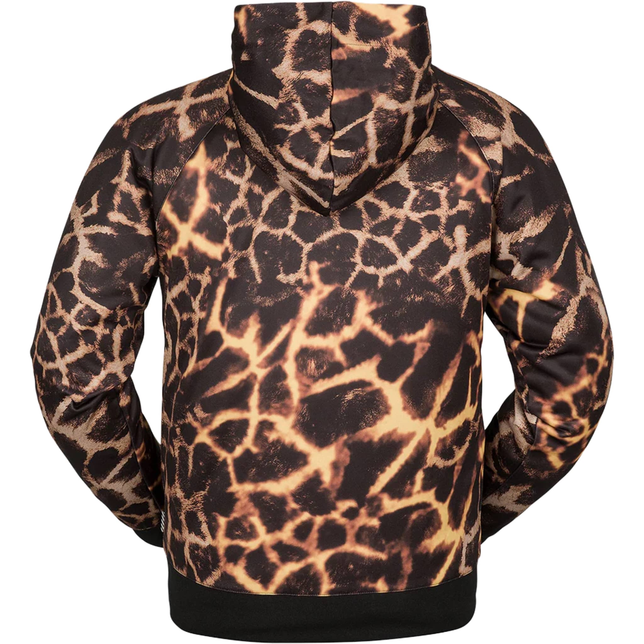 Volcom Hydro Riding Hoodie Gold Giraffe Mens Thermal