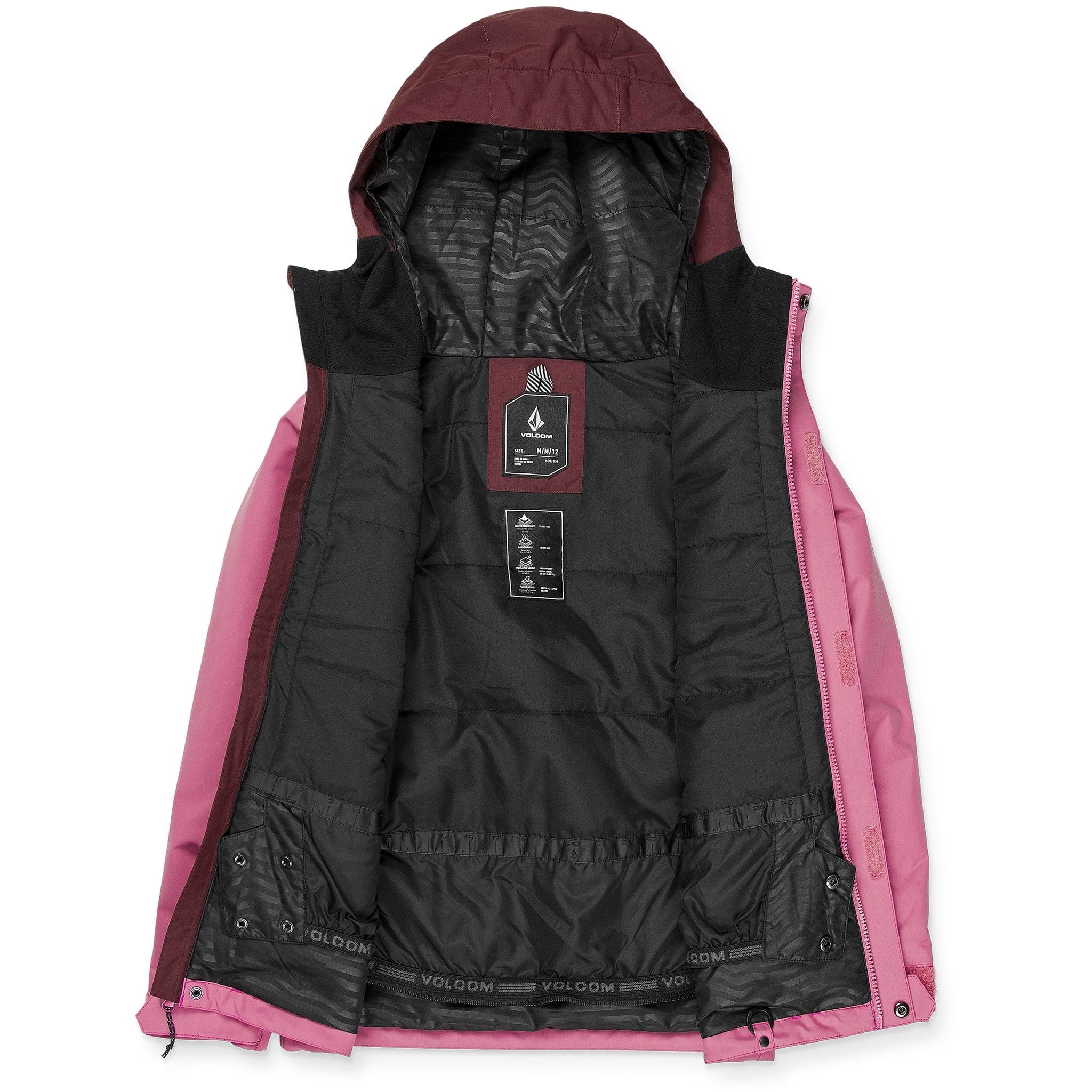 Volcom Kids Stone 91 Insulated Jacket Blurred Violet 2025