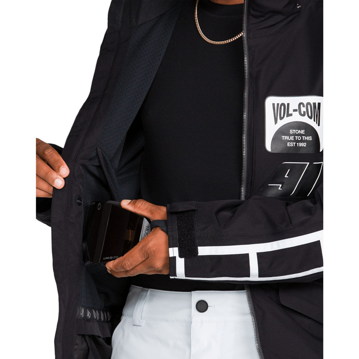 Volcom Kleveland Jacket Black 2027 Mens Snowboard Jackets