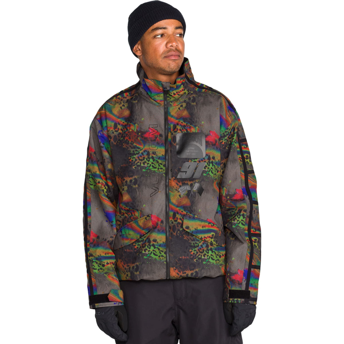 Volcom Kleveland Jacket Cheetah 2027 Mens Snowboard Jackets