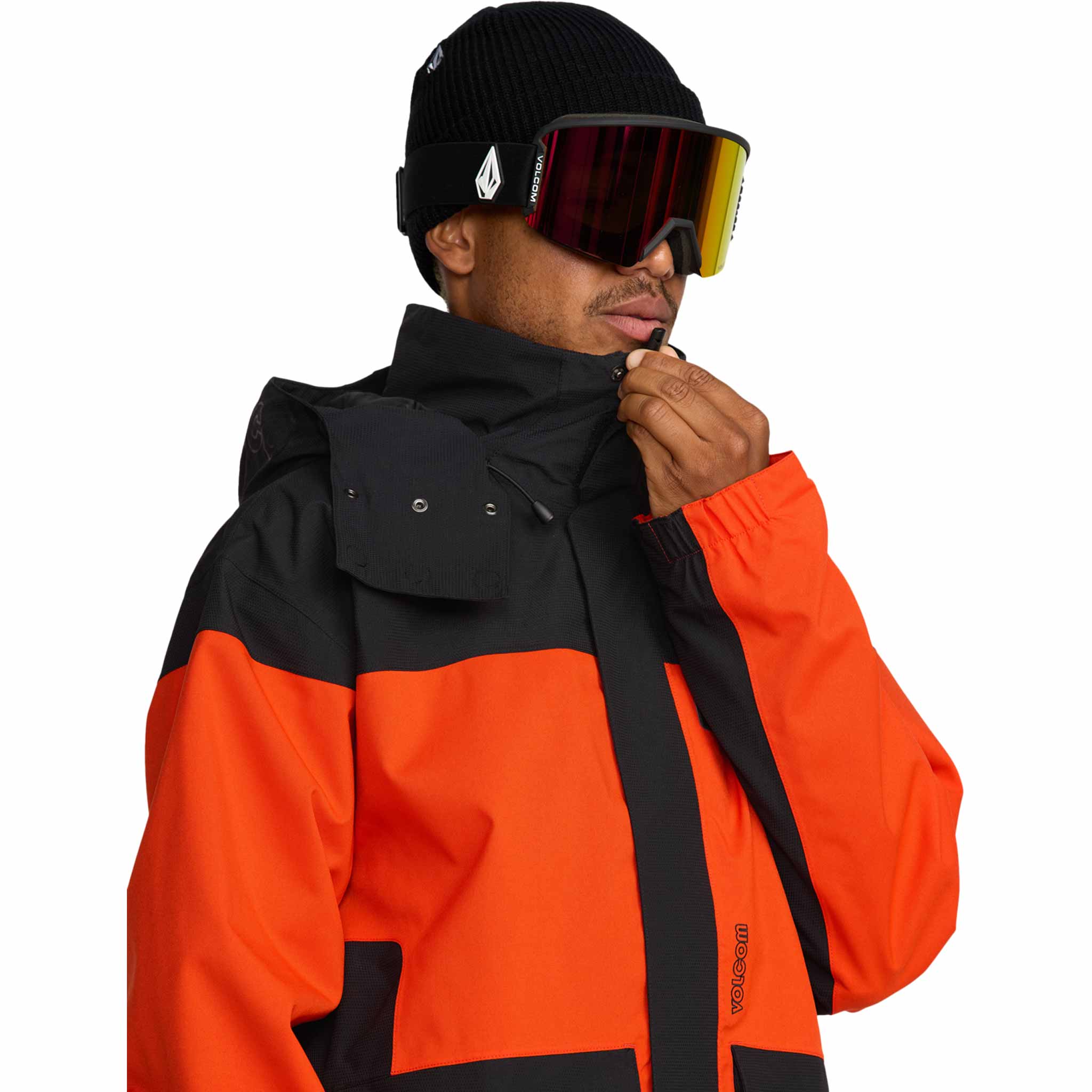 Volcom Kleveland Jacket Orange Shock 2026 Mens Snowboard Coat