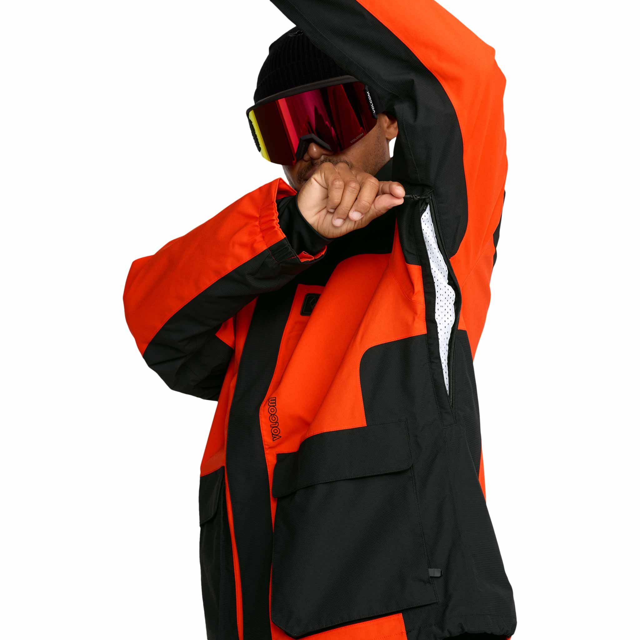 Volcom Kleveland Jacket Orange Shock 2026 - Sanction Skate And Snow
