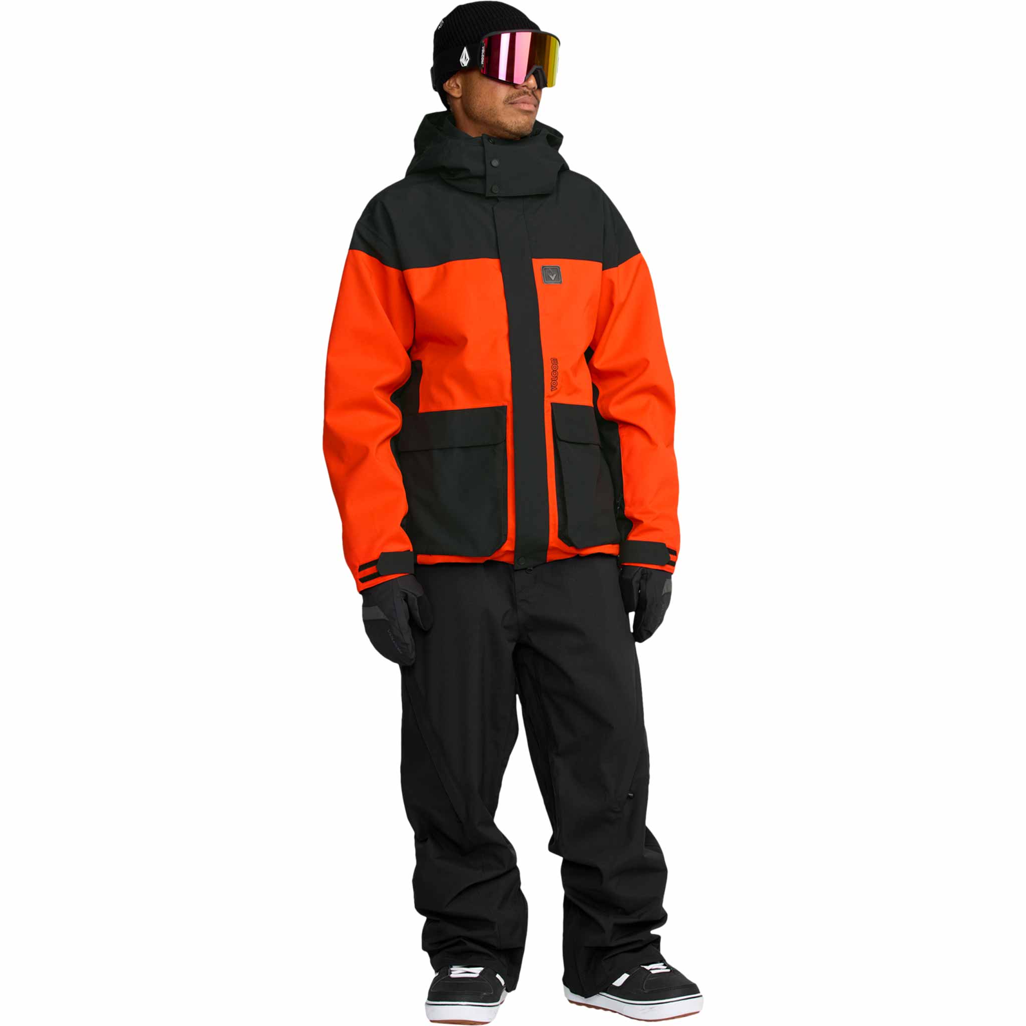 Volcom Kleveland Jacket Orange Shock 2026 Mens Snowboard Coat