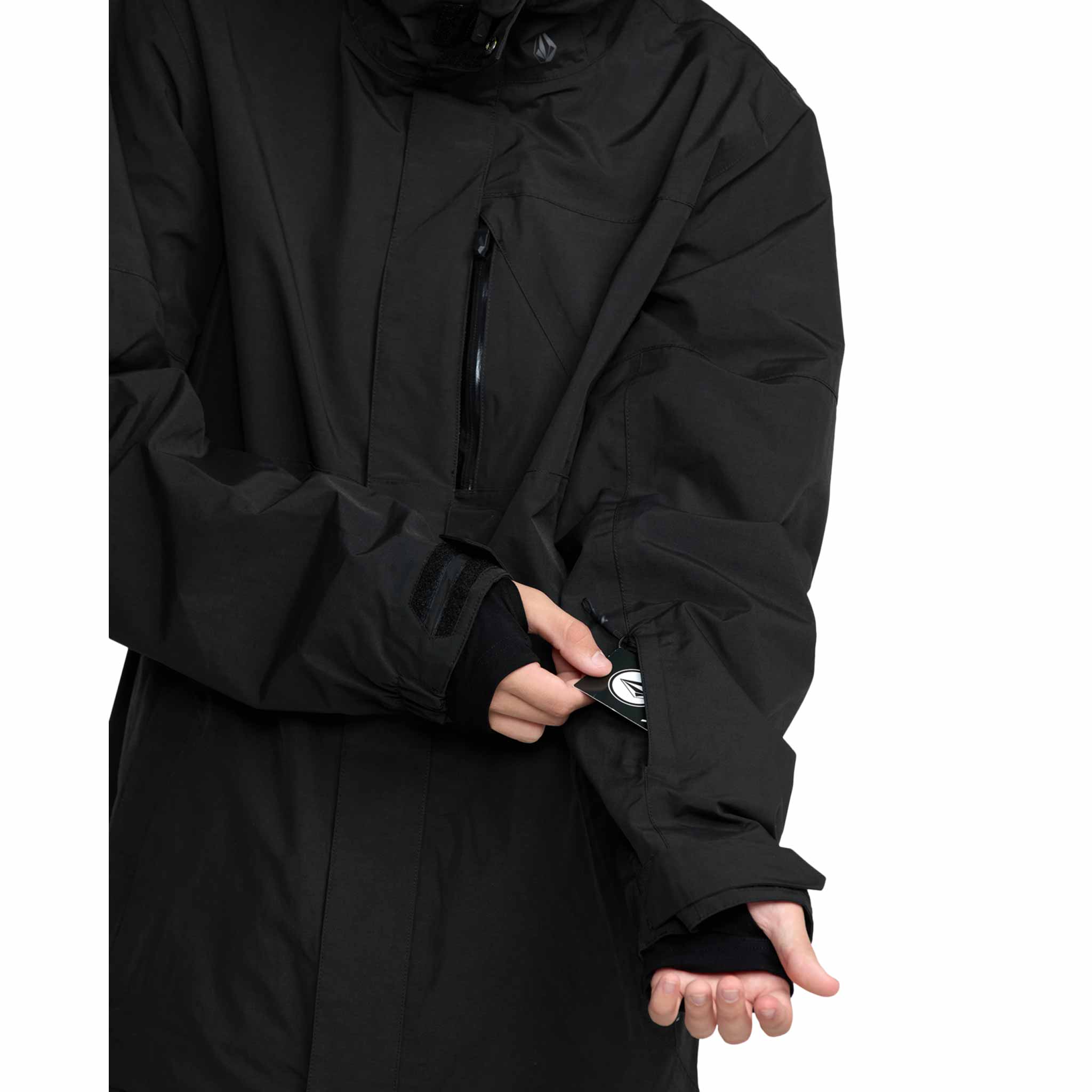 Volcom L Insulated Gore-Tex Jacket Black 2026 Mens Snowboard Coat