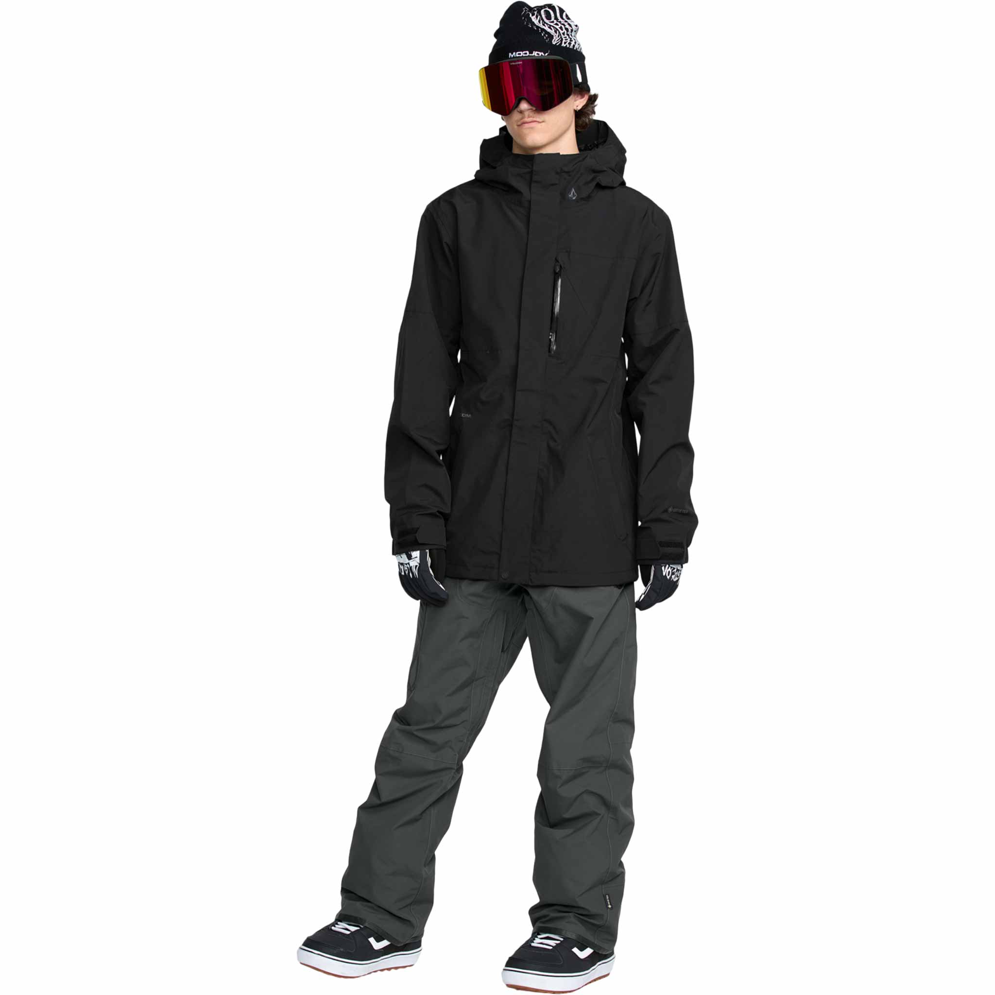 Volcom L Insulated Gore-Tex Jacket Black 2026 – Sanction Skate And