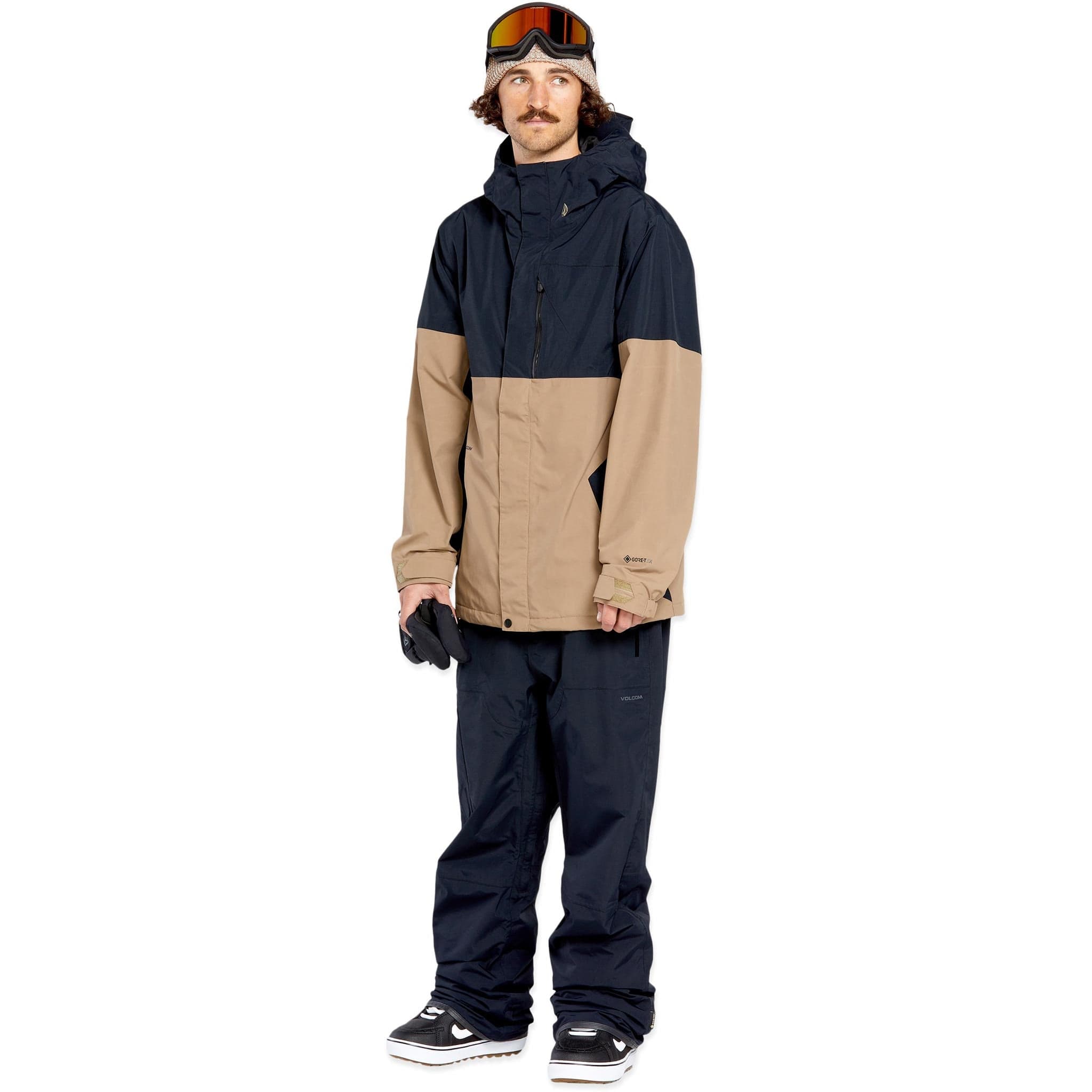 Volcom L Insulated Gore-Tex Jacket Chestnut Brown 2025 Mens Snowboard Coat