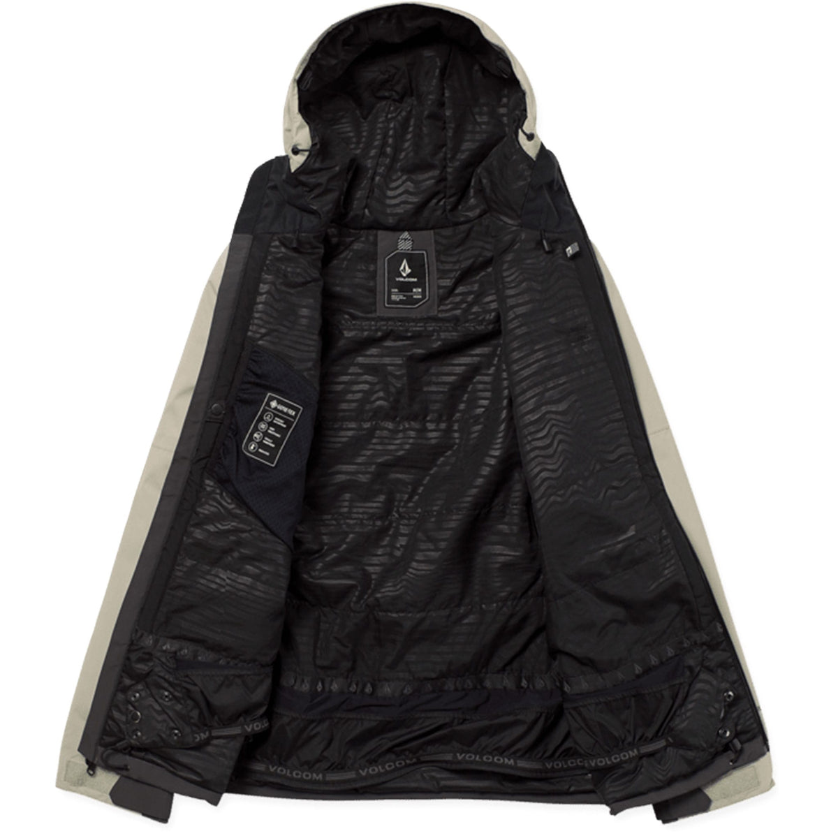 Volcom L Insulated Gore-Tex Jacket Dark Grey 2027 Mens Snowboard Jackets