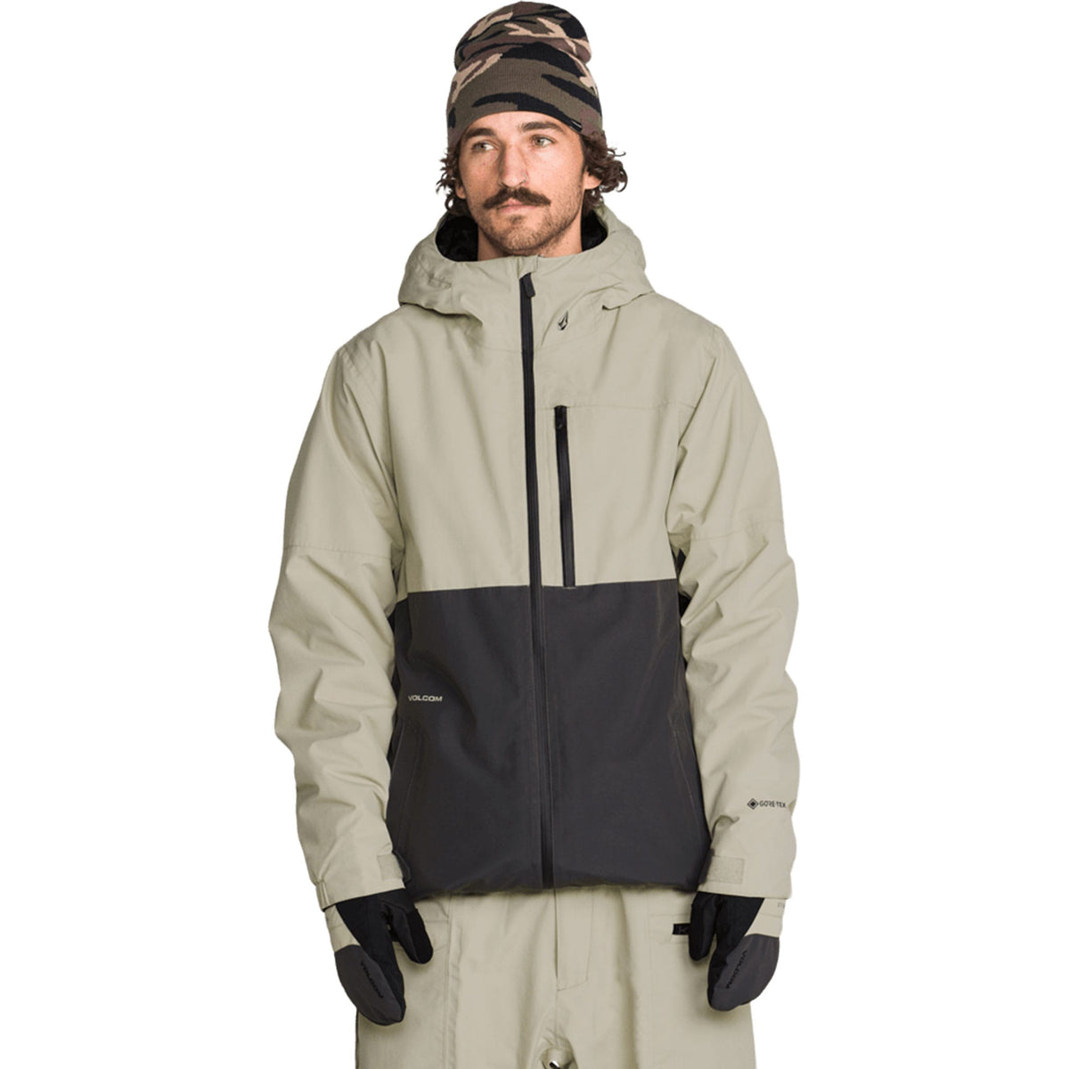 Volcom L Insulated Gore-Tex Jacket Dark Grey 2027 Mens Snowboard Jackets