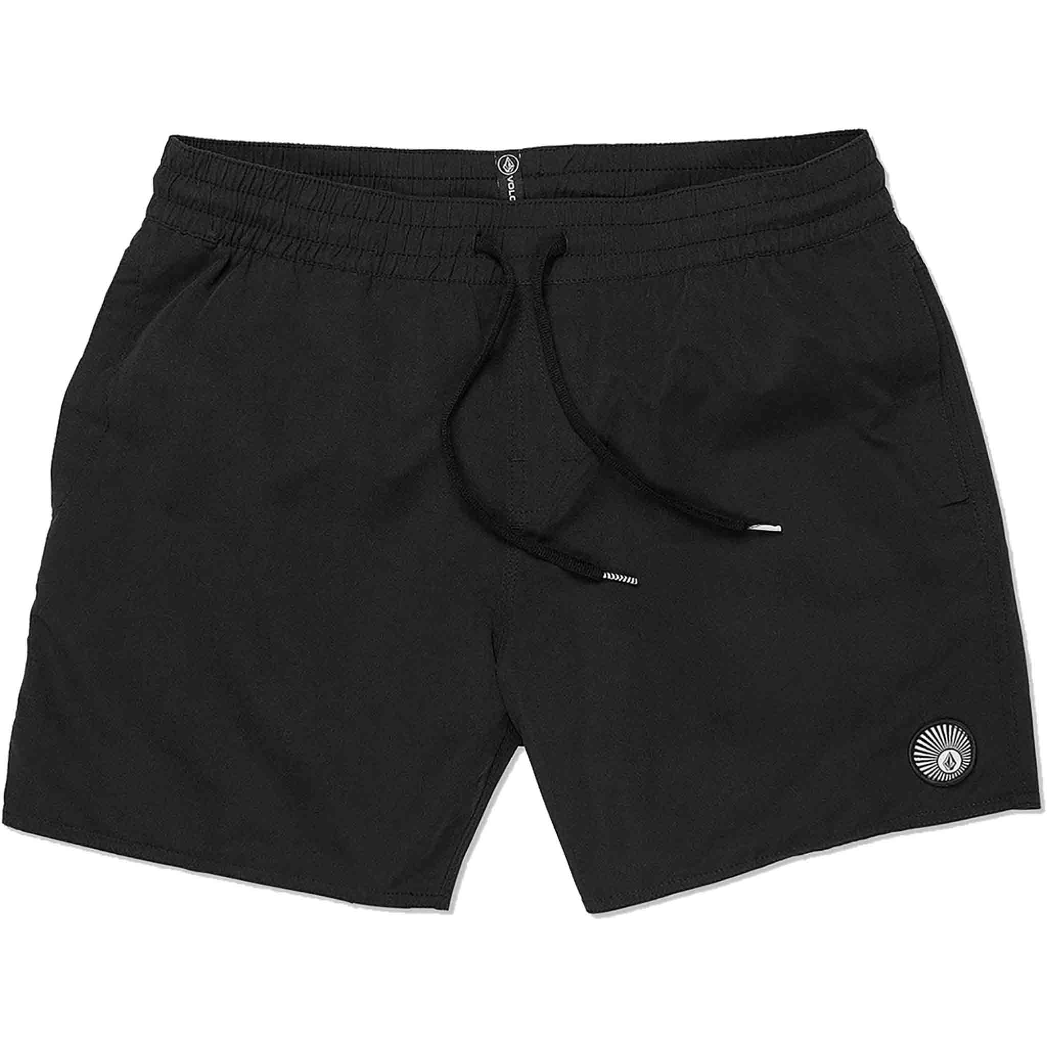 Volcom Lido Solid Mod 16' Trunk Black Shorts