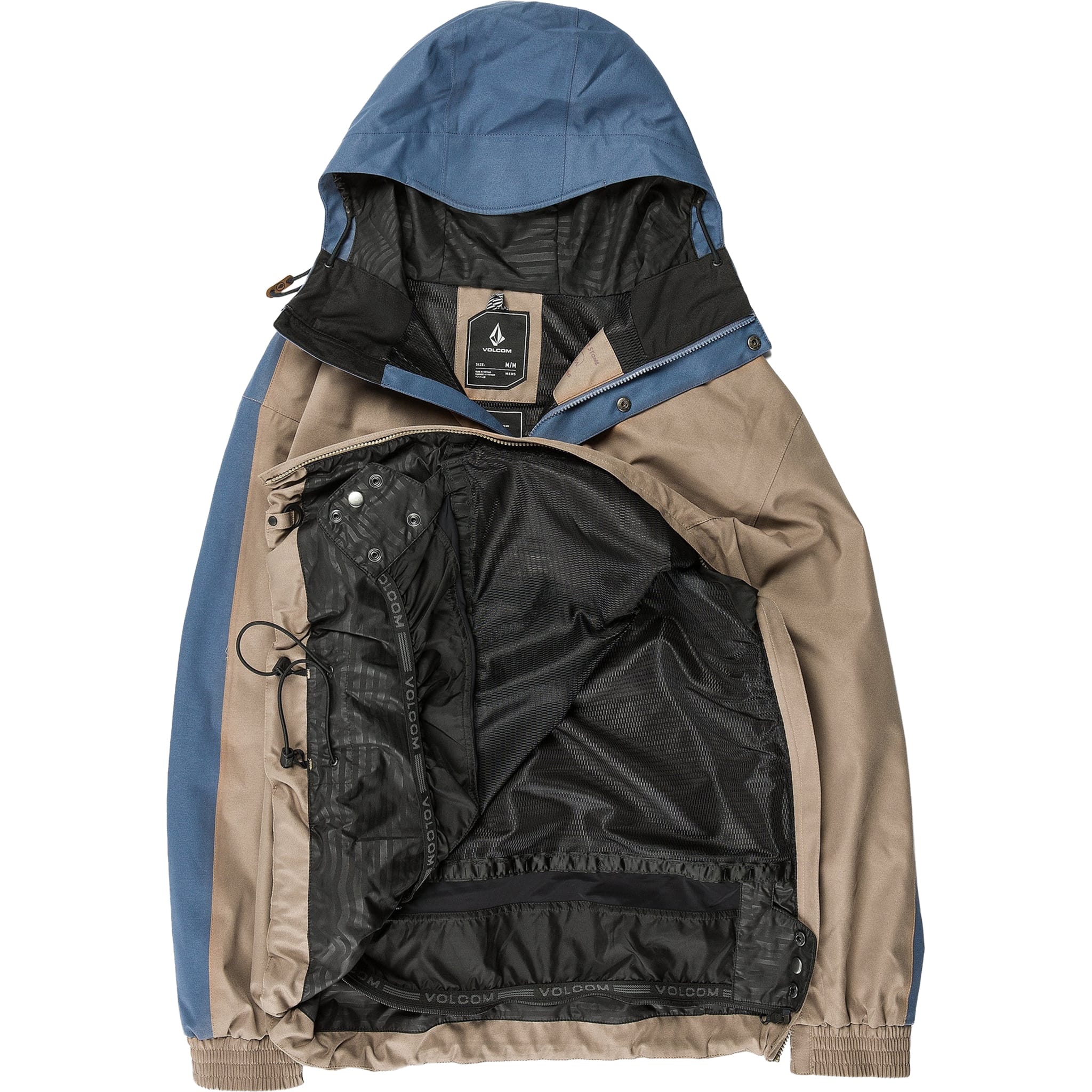 Volcom Longo 20K Pullover Chestnut Brown 2025 Mens Snowboard Jackets