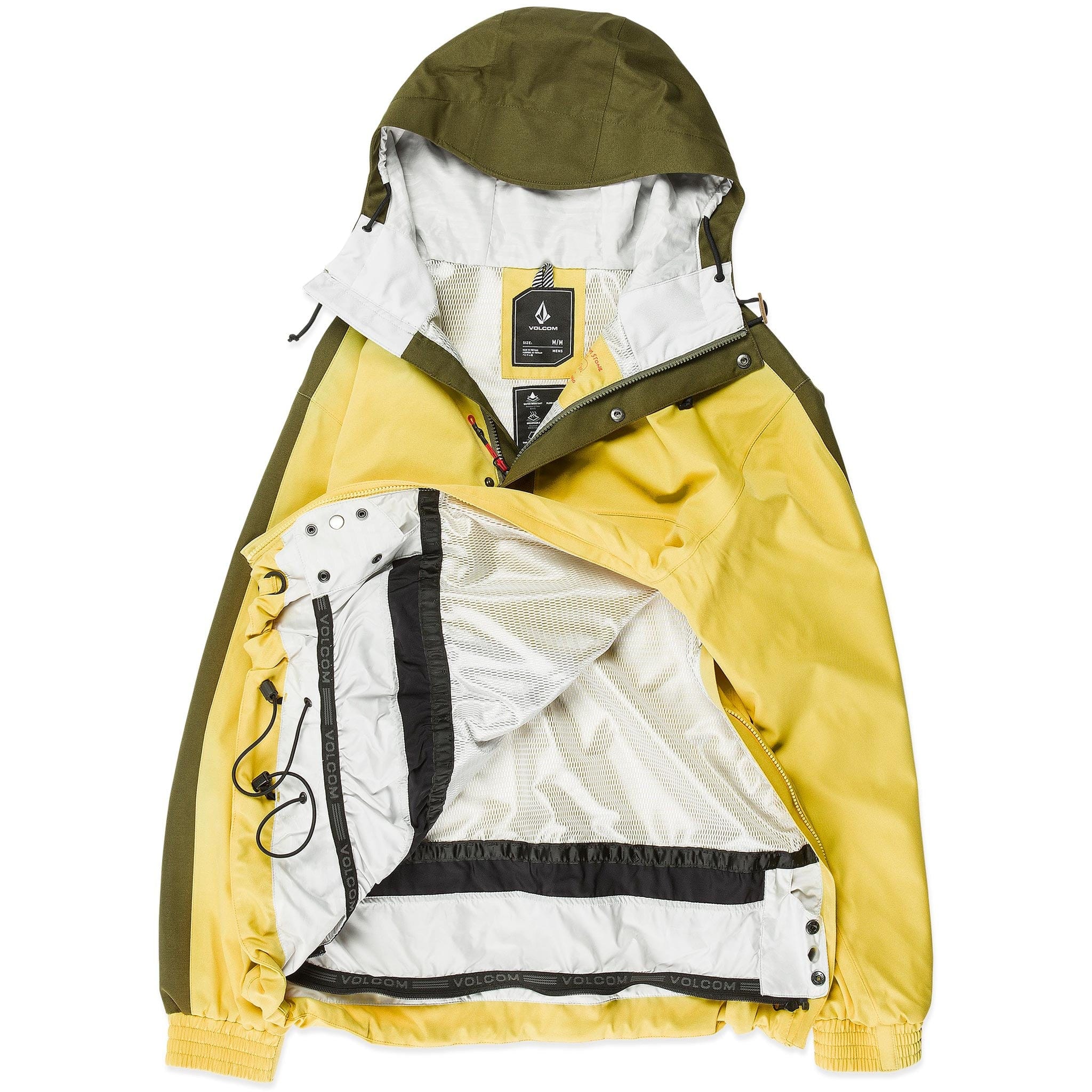 Volcom Longo 20K Pullover Dark Yellow 2025 - Sanction Skate And Snow
