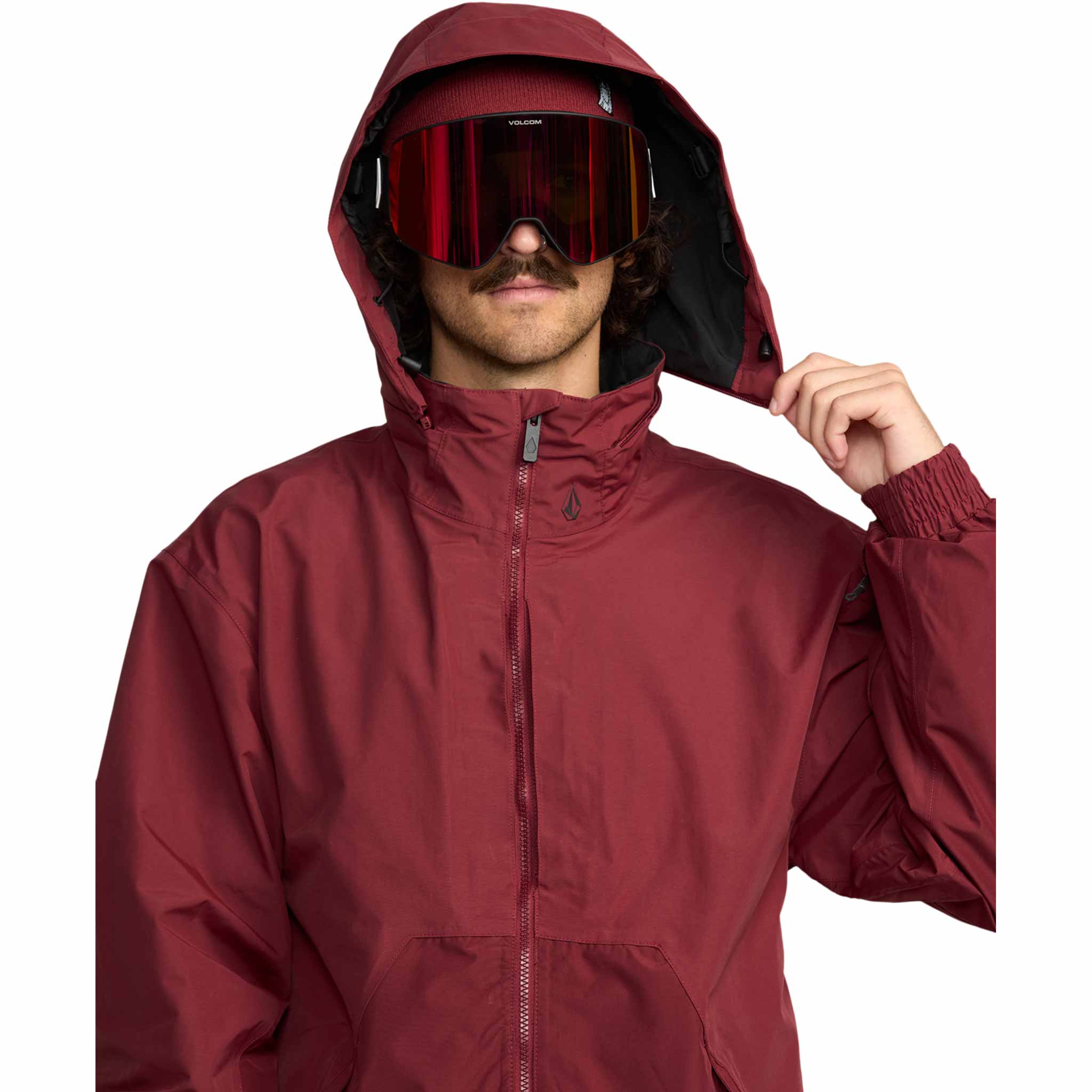 Volcom Longo Gore-Tex Jacket Burnt Red 2026 Mens Snowboard Coat