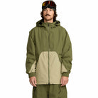 Volcom Longo Gore-Tex Jacket Dark Olive 2026 Mens Snowboard Coat