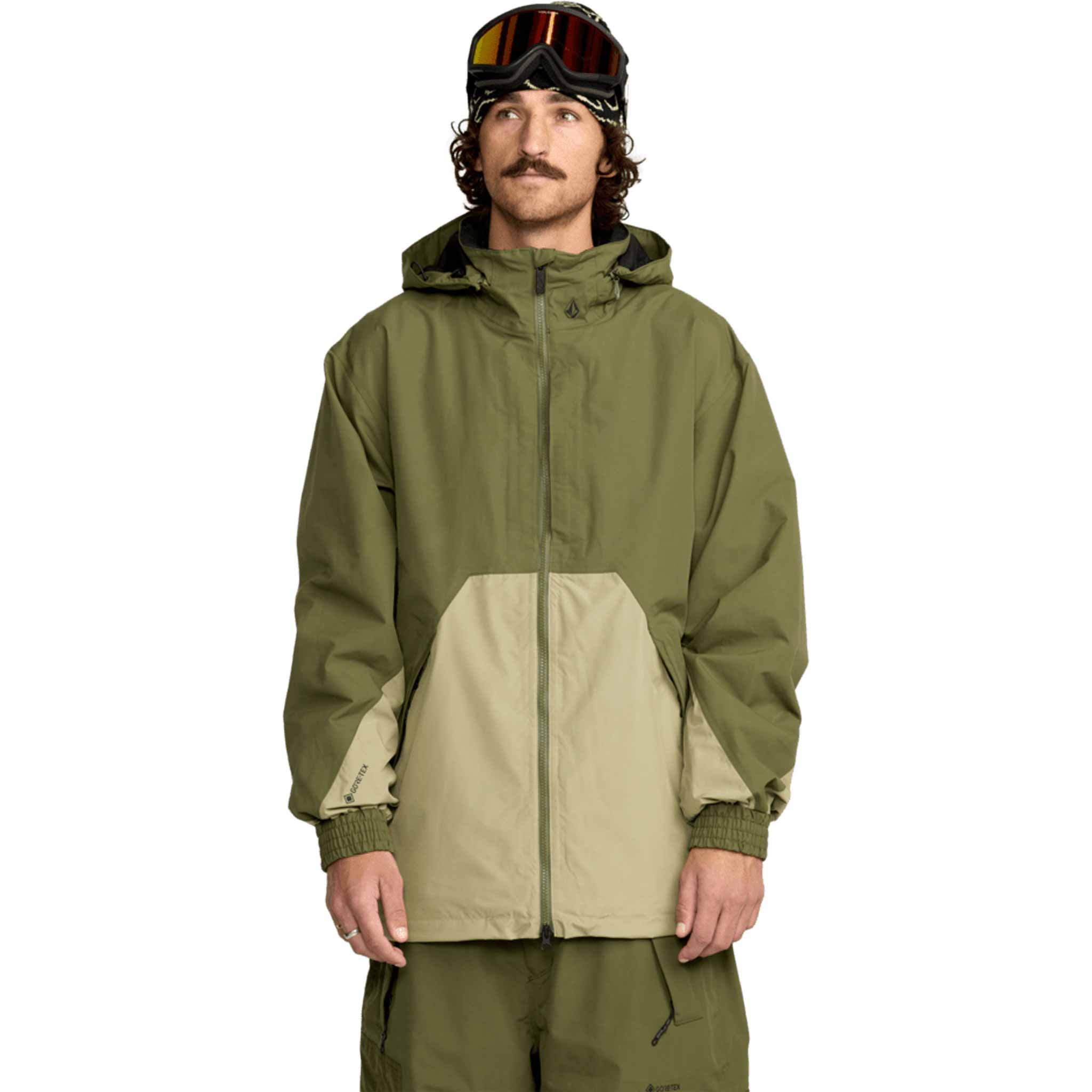 Volcom Longo Gore-Tex Jacket Dark Olive 2026 Mens Snowboard Coat