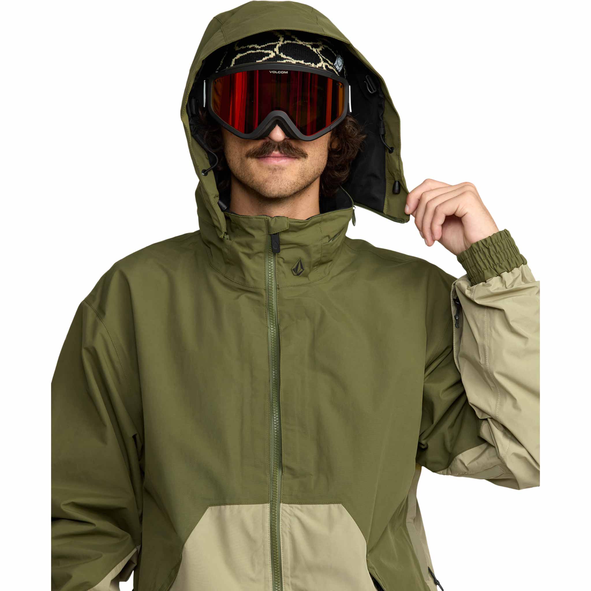 Volcom Longo Gore-Tex Jacket Dark Olive 2026 – Sanction Skate And Snow
