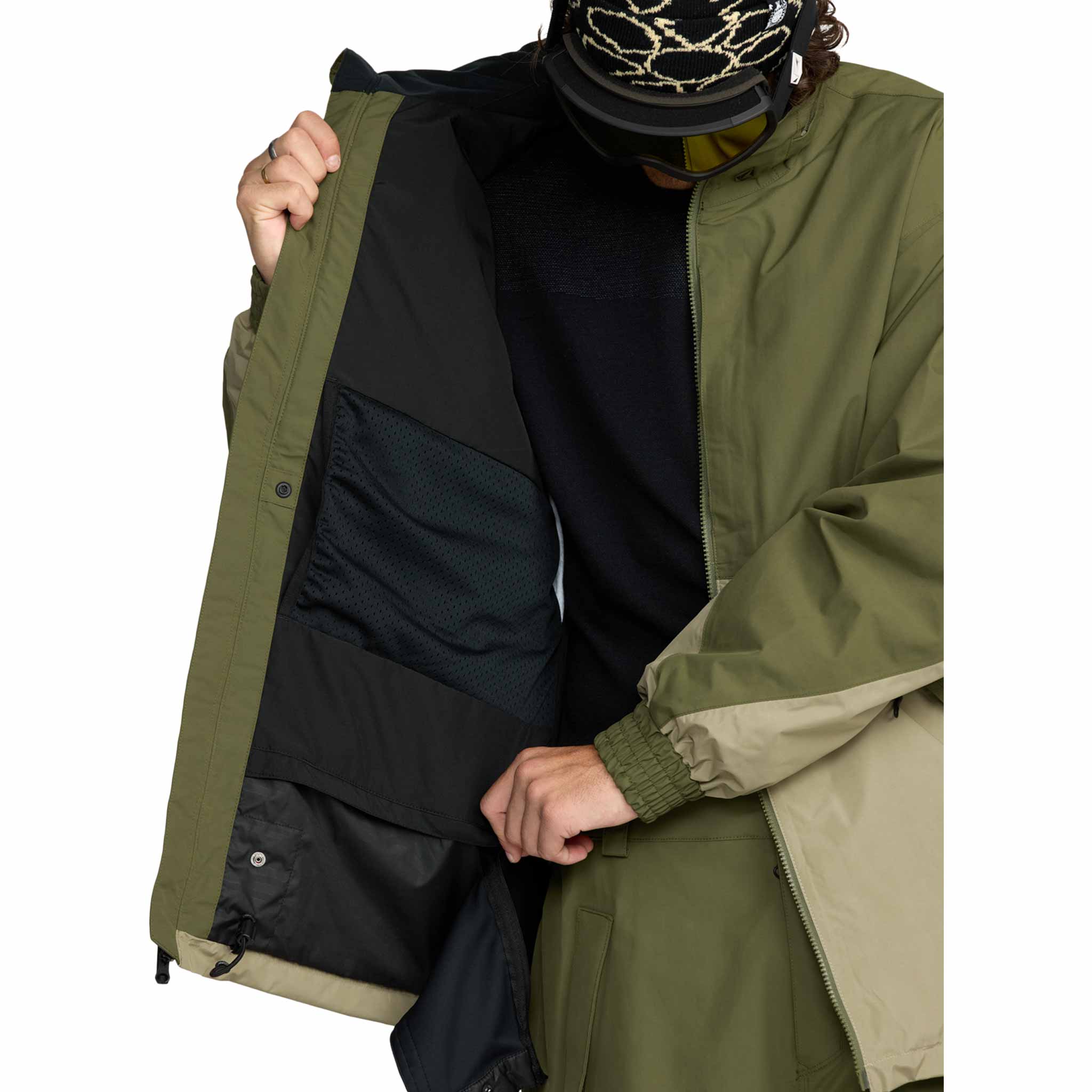 Volcom Longo Gore-Tex Jacket Dark Olive 2026 – Sanction Skate And Snow
