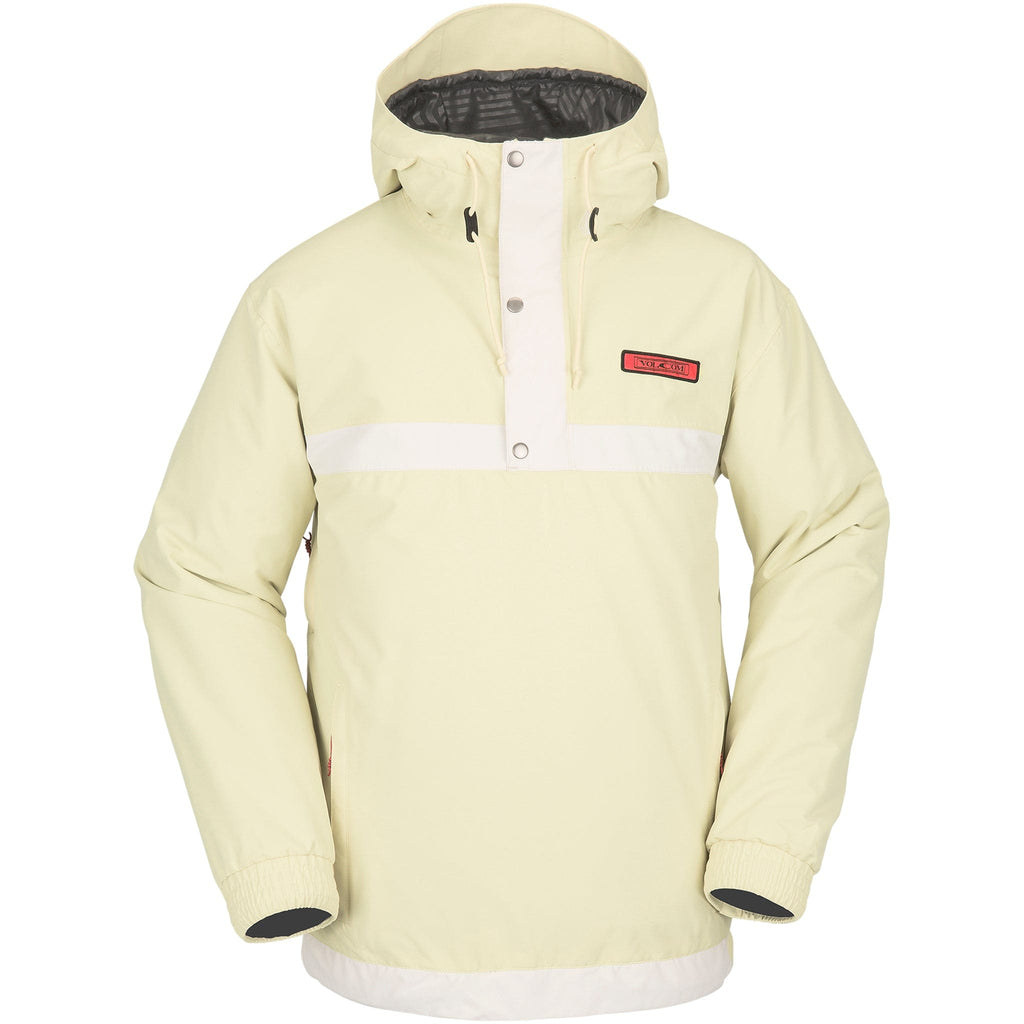 Volcom Longo Pullover Yellow Mens Snowboard Coat