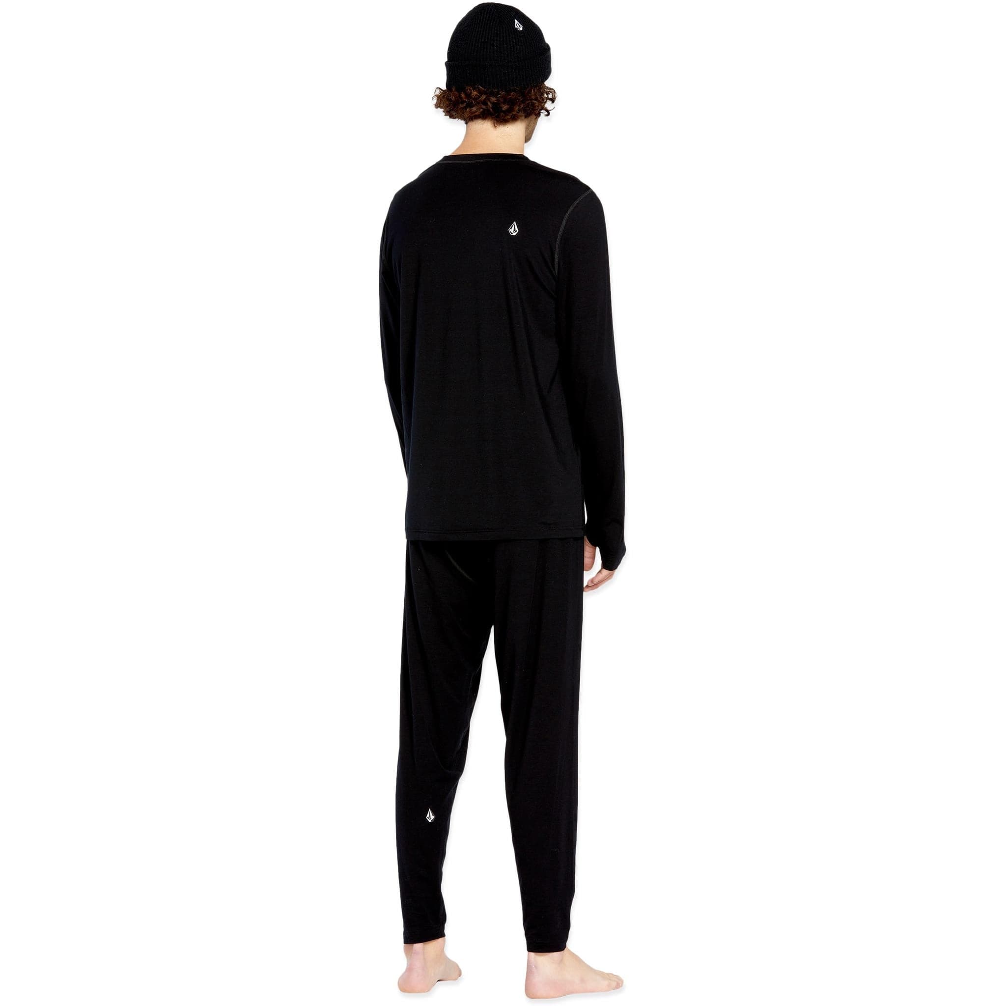 Volcom Merino Blend Crew Black 2025 Mens Thermal